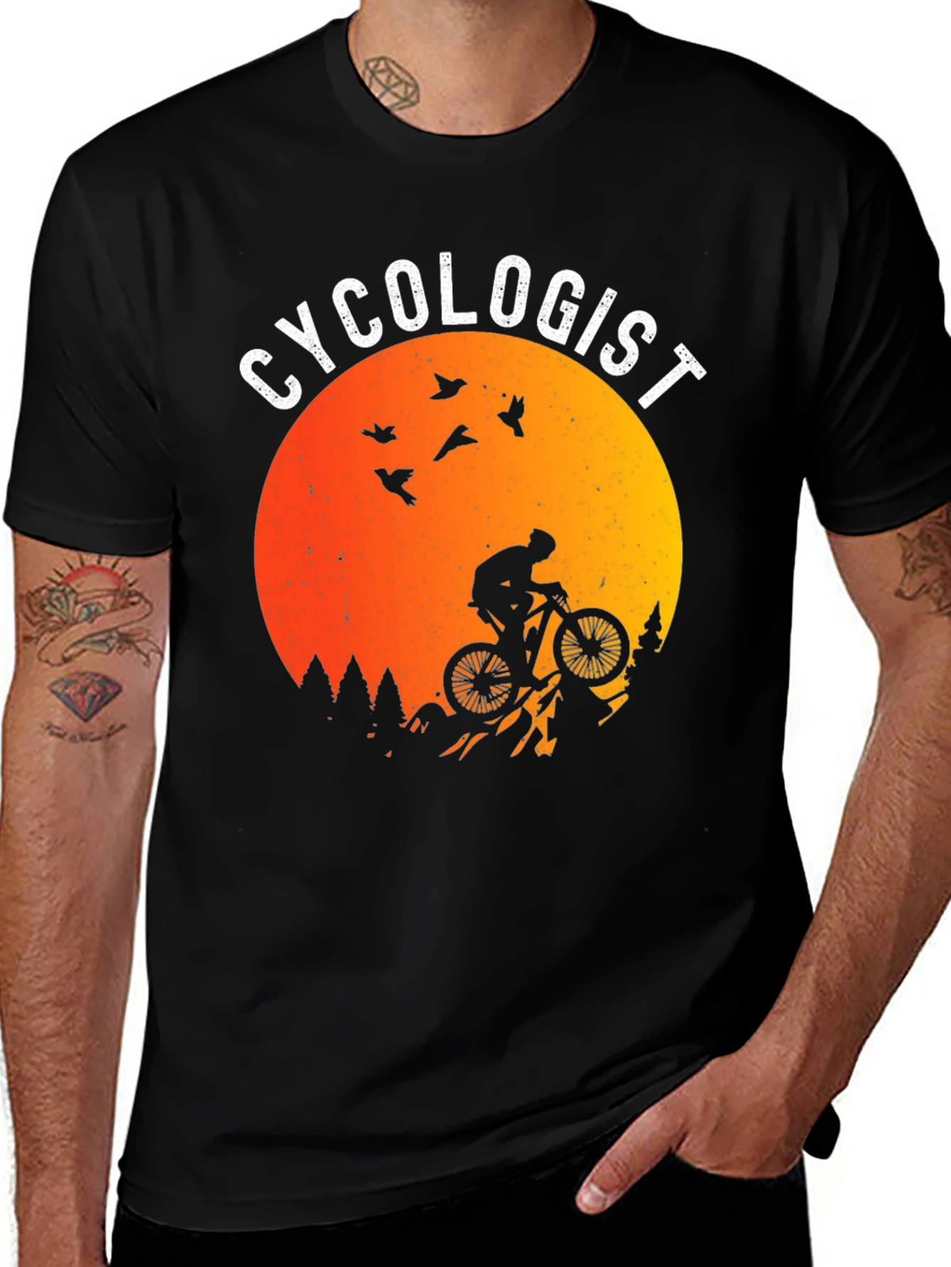 Variant 9 of Cyclologist Graphic T-Shirt - Biking Enthusiast
