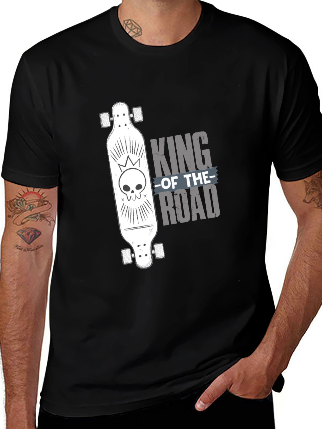 Variant 2 of King of the Road Skateboard T-Shirt