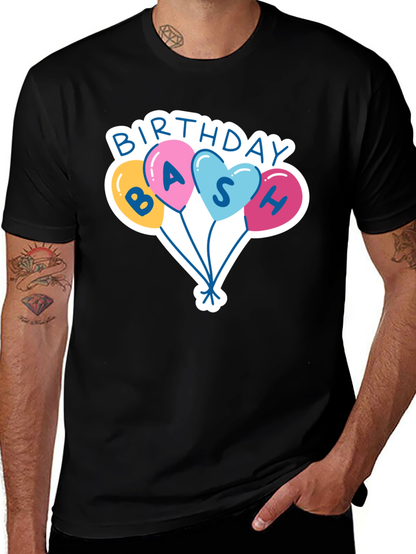 Variant 14 of Birthday Bash Graphic Tee - Fun Celebration Shirt