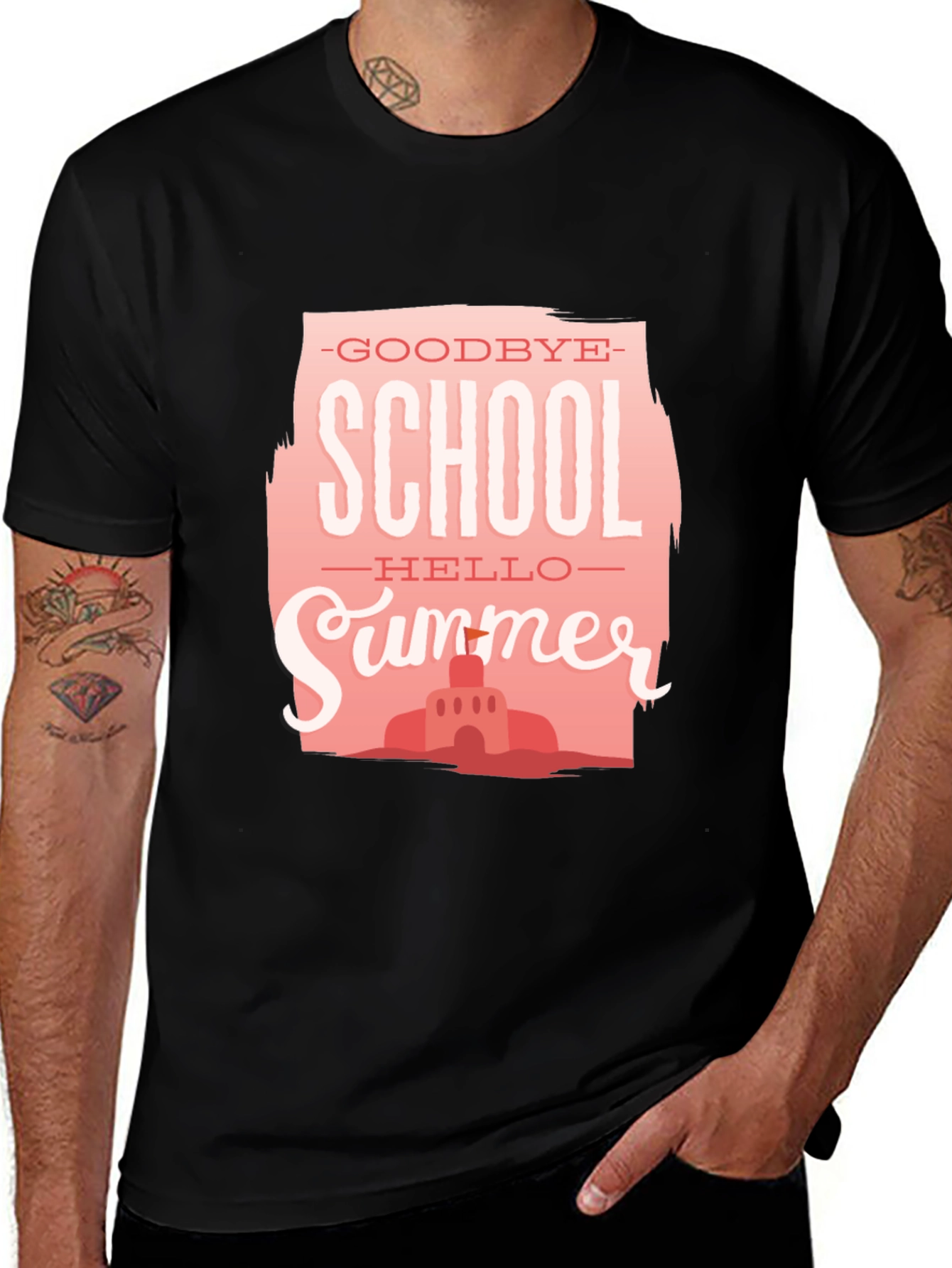 Goodbye School Hello Summer Graphic Tee