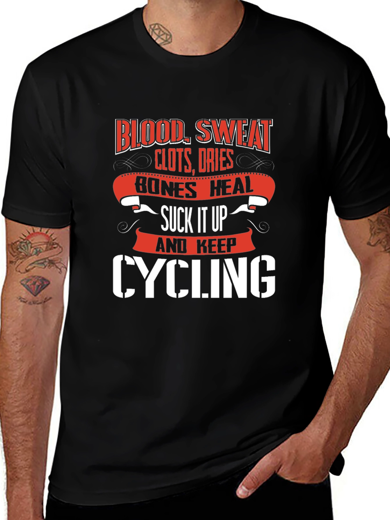 Variant 22 of Blood Sweat Cycling T-Shirt