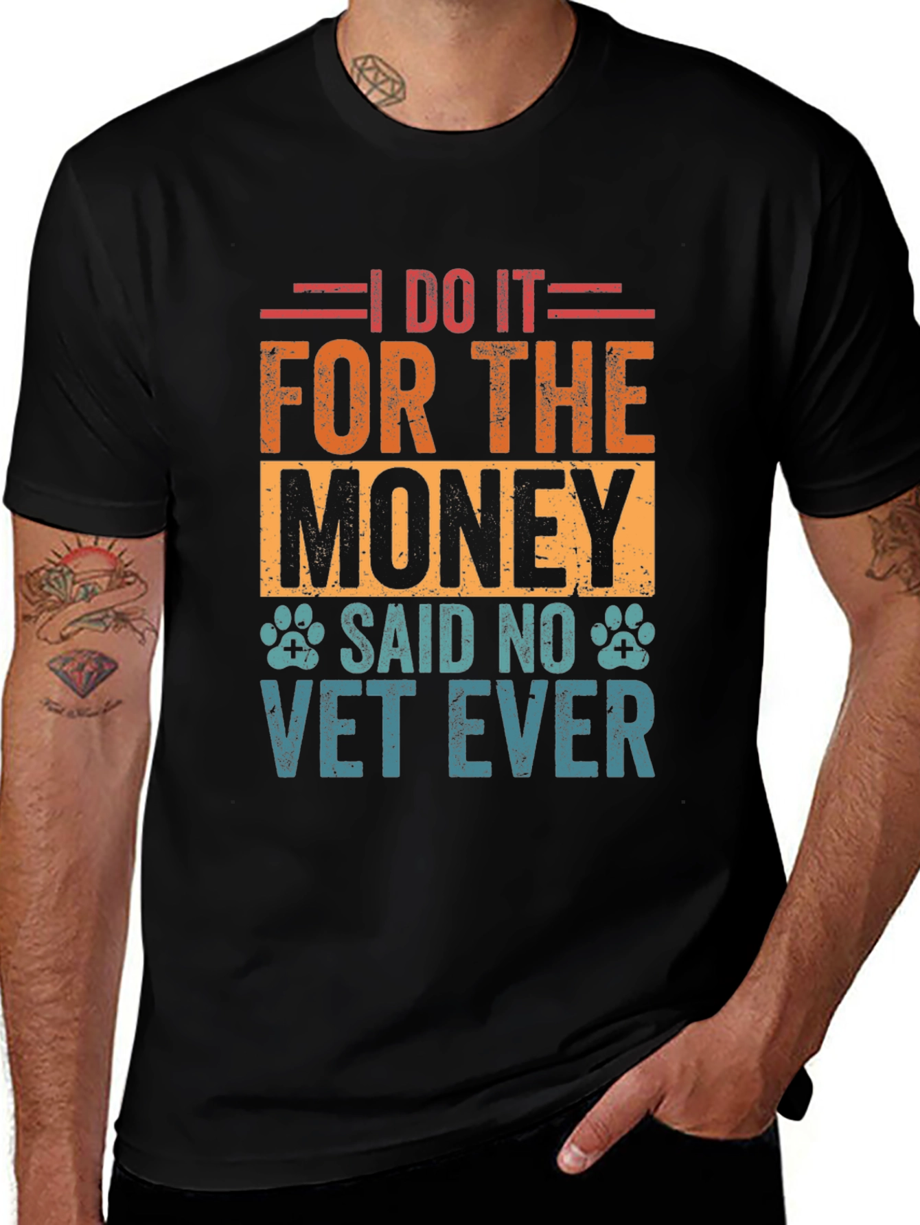 Vet Life T-Shirt: I Do It For The Animals