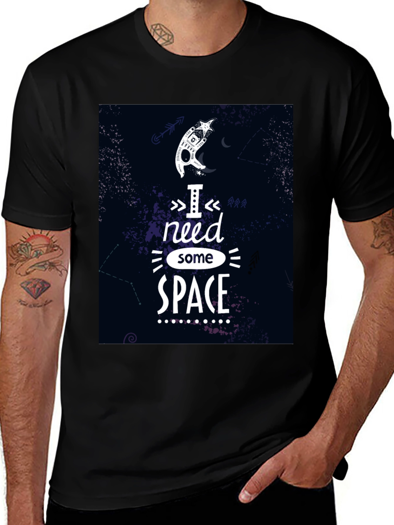 Variant 18 of Cosmic Space T-Shirt - Unique Design