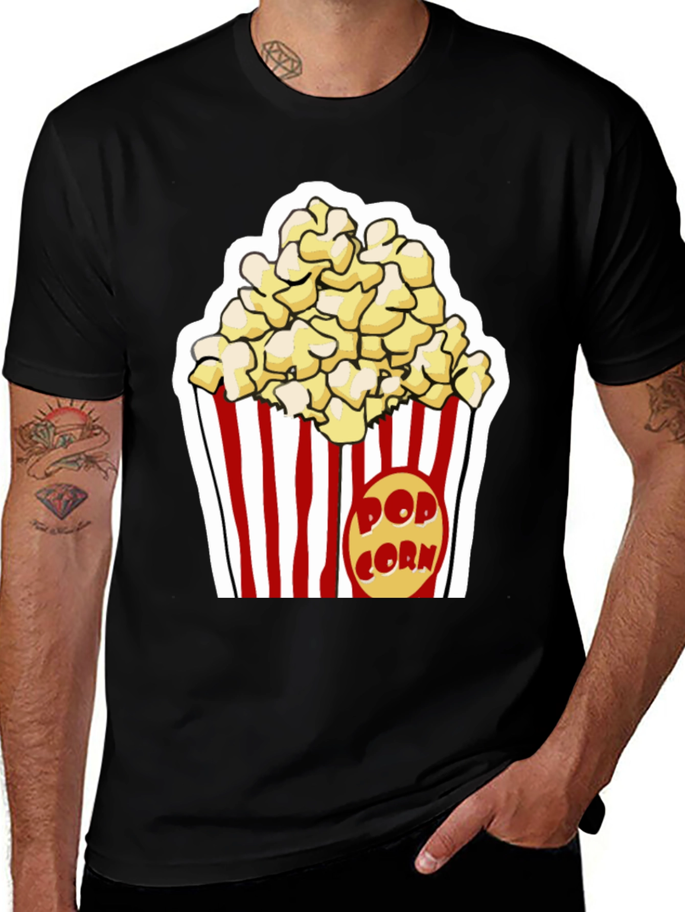 Variant 22 of Popcorn Graphic Tee - Movie Night Ready!