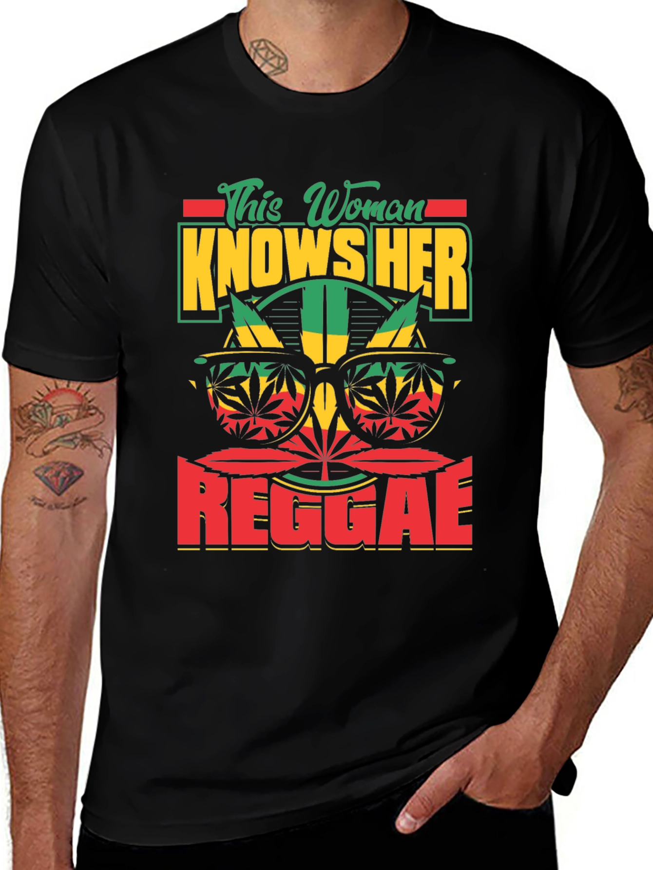 Variant 15 of Reggae Woman T-Shirt