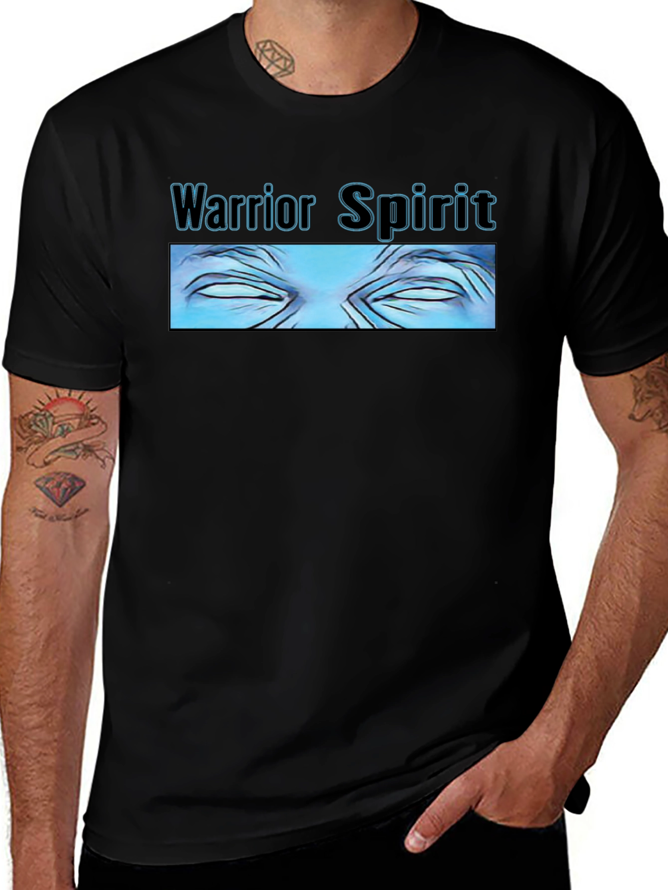 Variant 6 of Warrior Spirit Graphic Tee - Expressive Design, Soft Cotton Comfort
