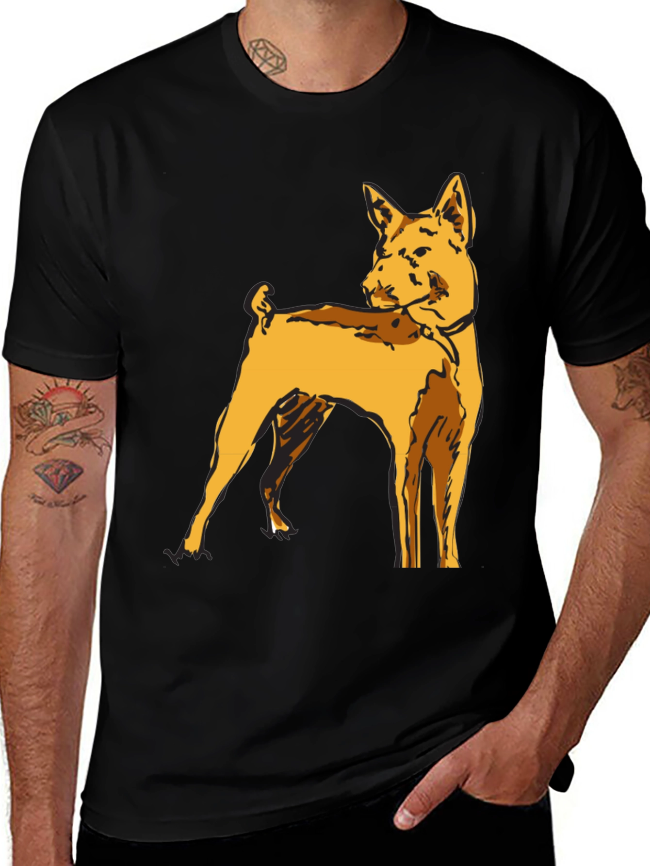 Variant 22 of Dog Graphic T-Shirt - Stylish Canine Tee