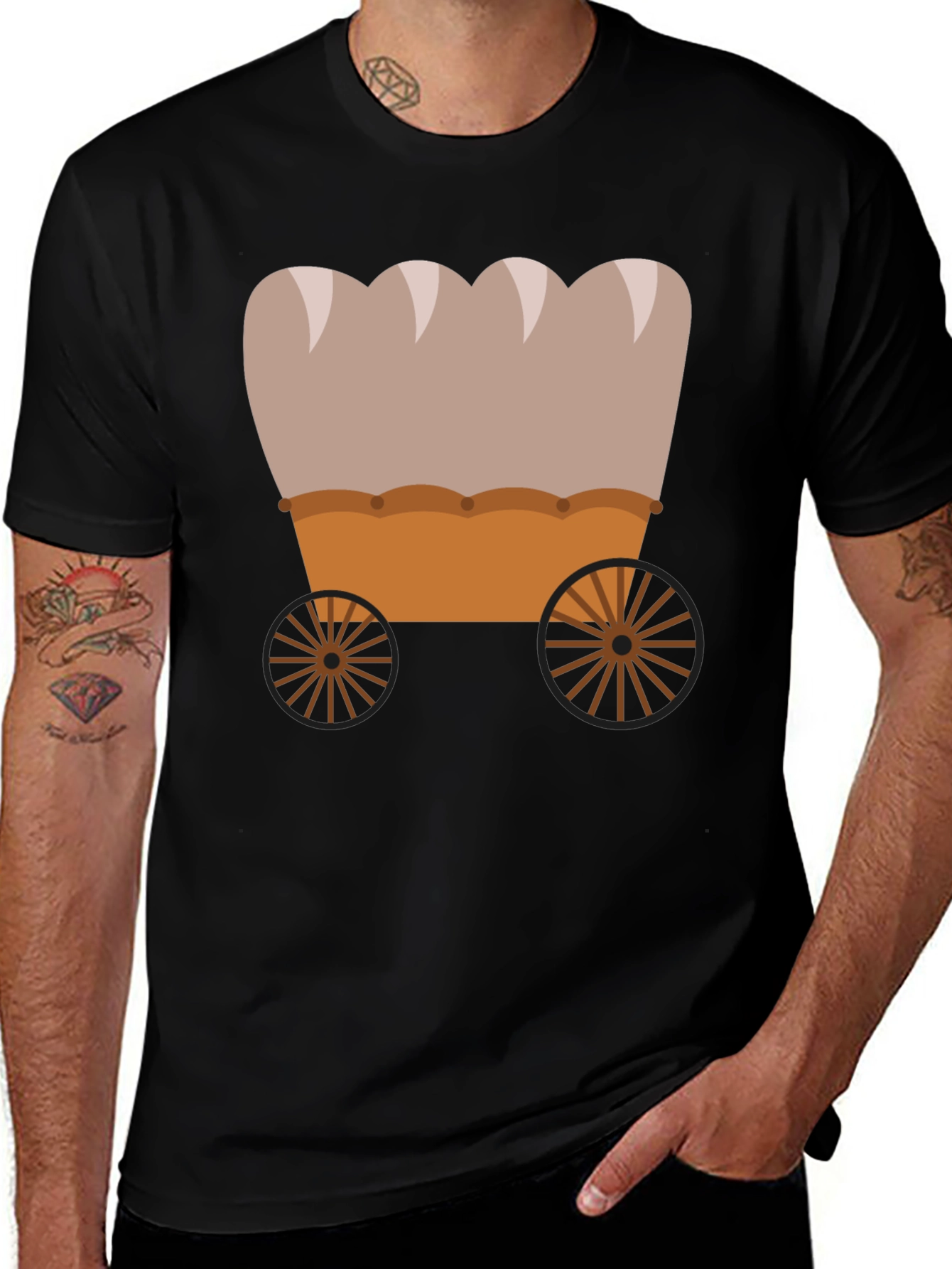 Variant 22 of Covered Wagon Graphic Tee