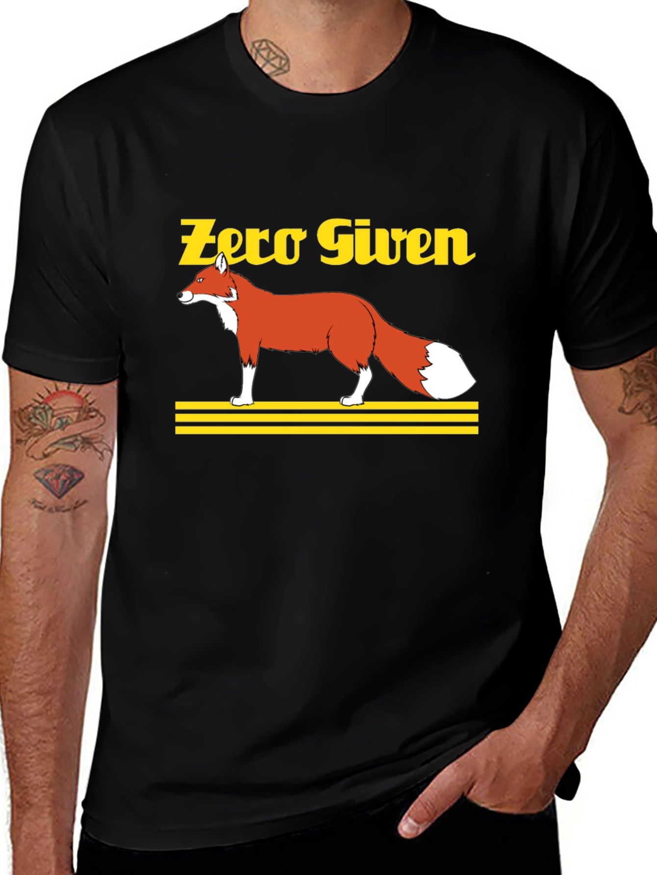 Variant 22 of Zero Given Fox Graphic Tee - Unisex