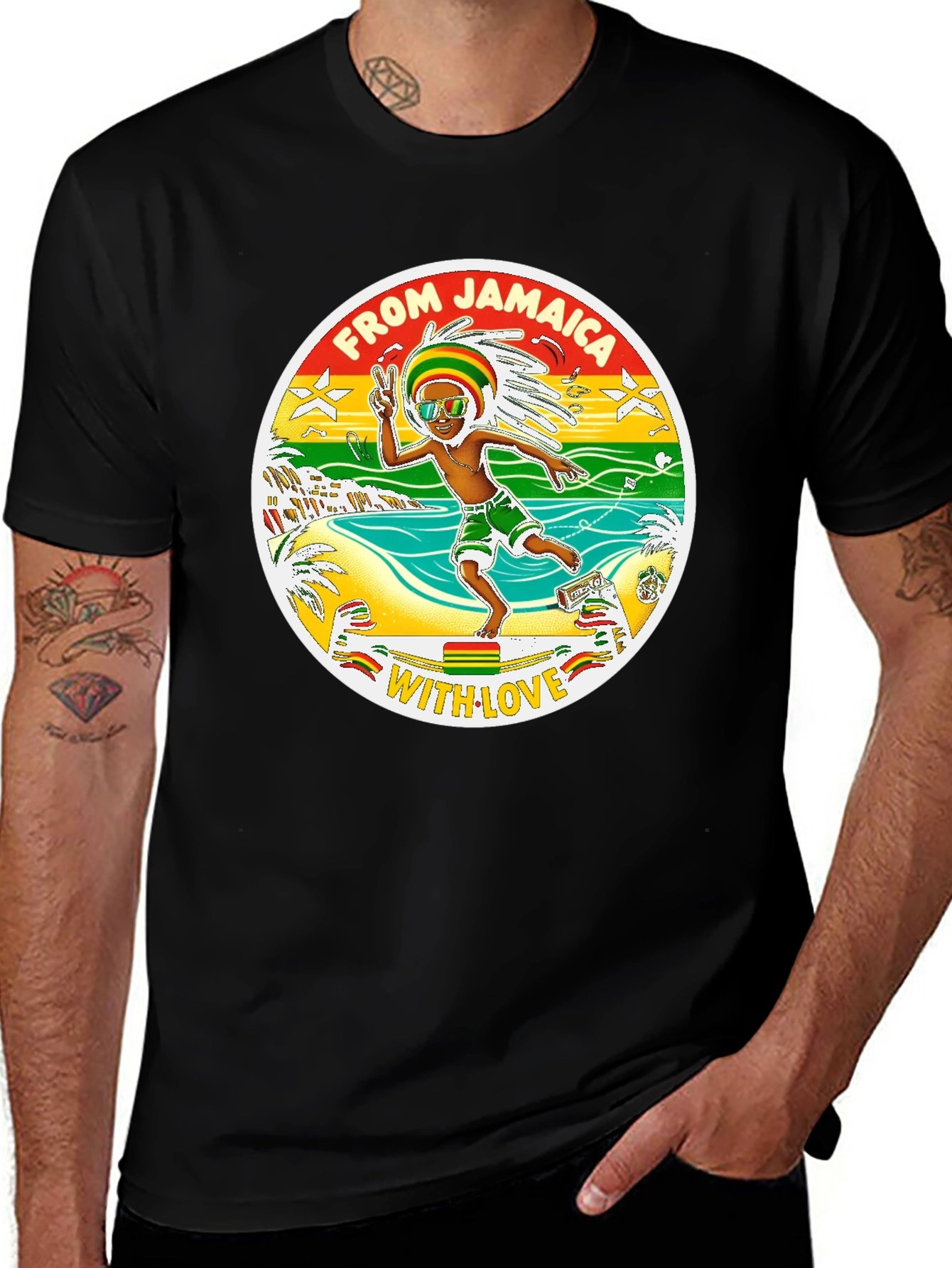 Jamaica Graphic Tee - Island Vibes T-Shirt