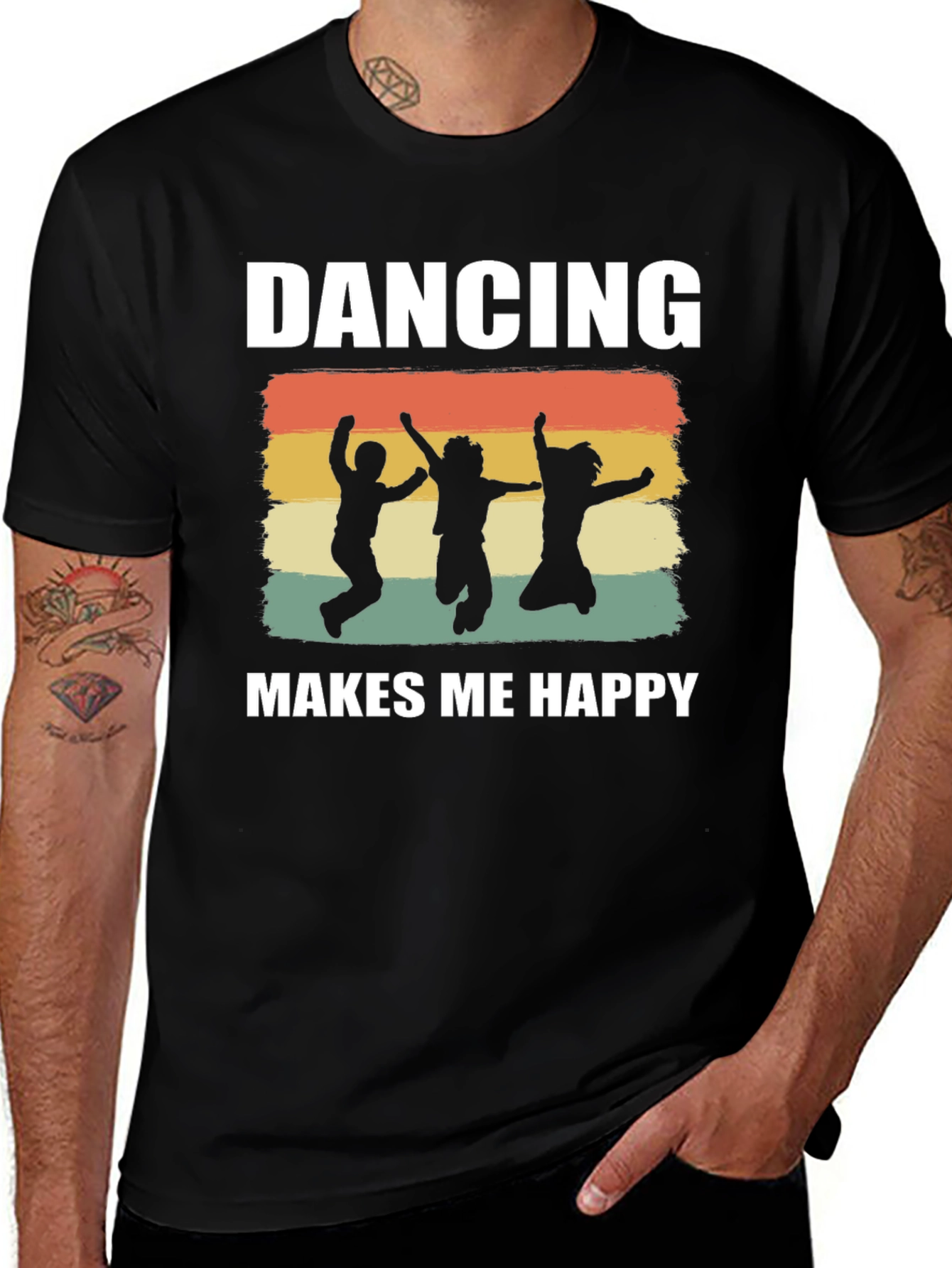 Variant 21 of Dancing Makes Me Happy Graphic Tee