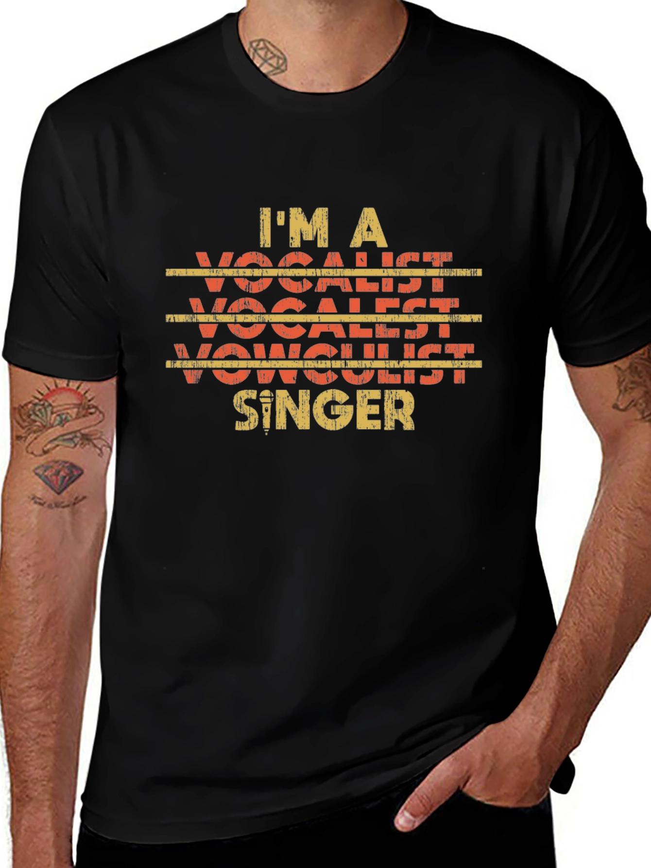 Variant 16 of I'm A Vocalist Singer T-Shirt