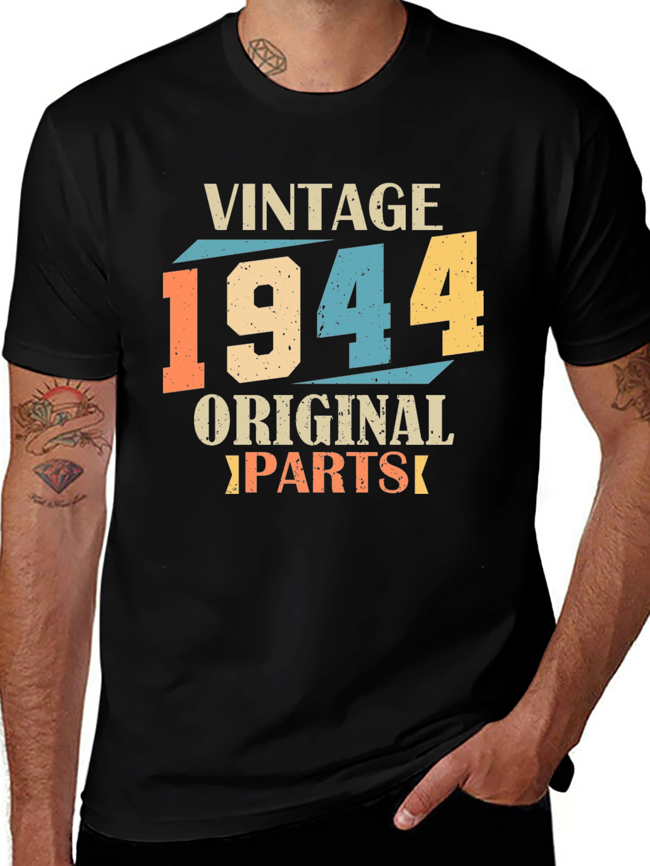 Variant 26 of Vintage 1944 Original Parts T-Shirt
