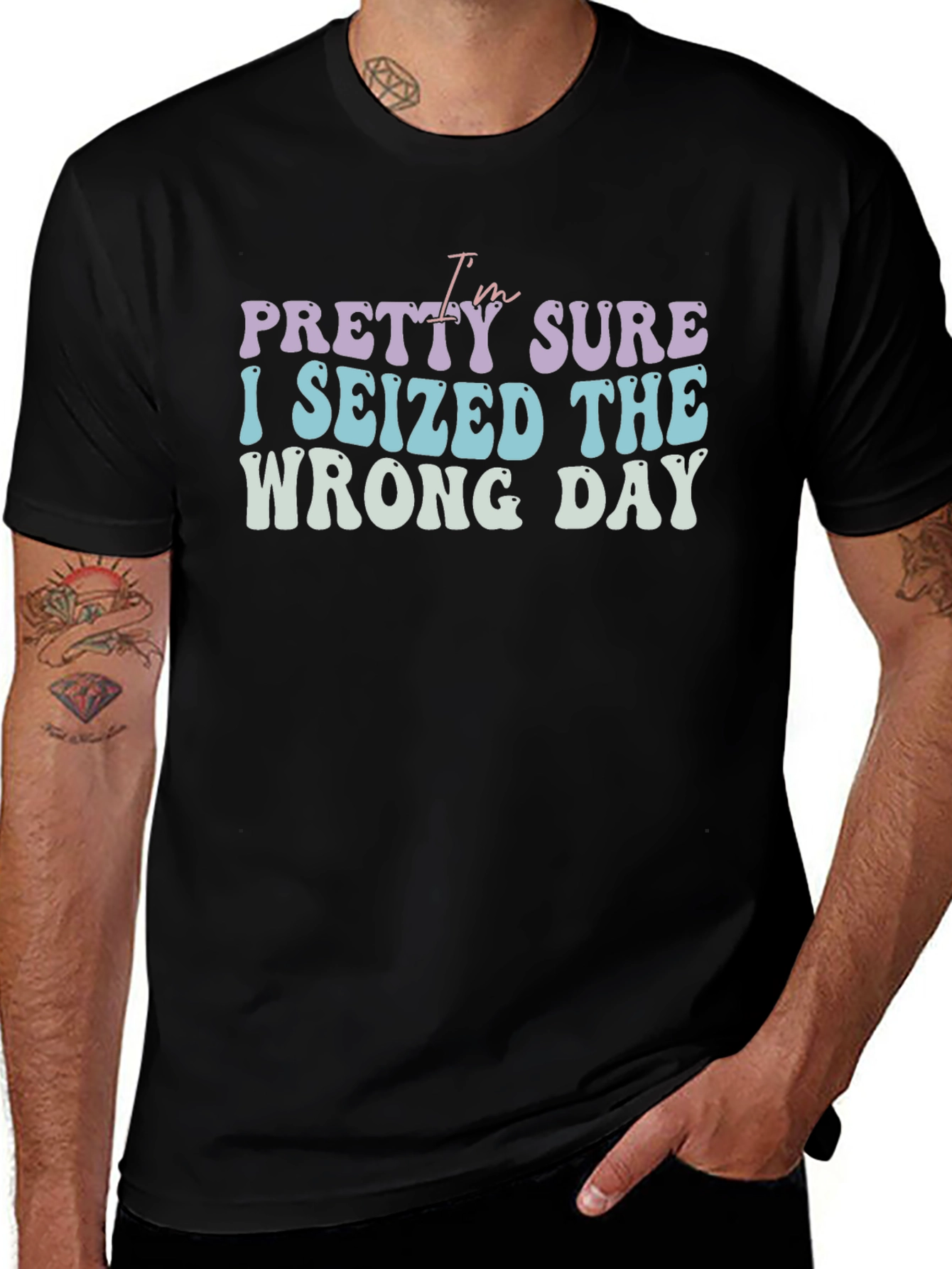Variant 19 of Funny "Wrong Day" Graphic Tee