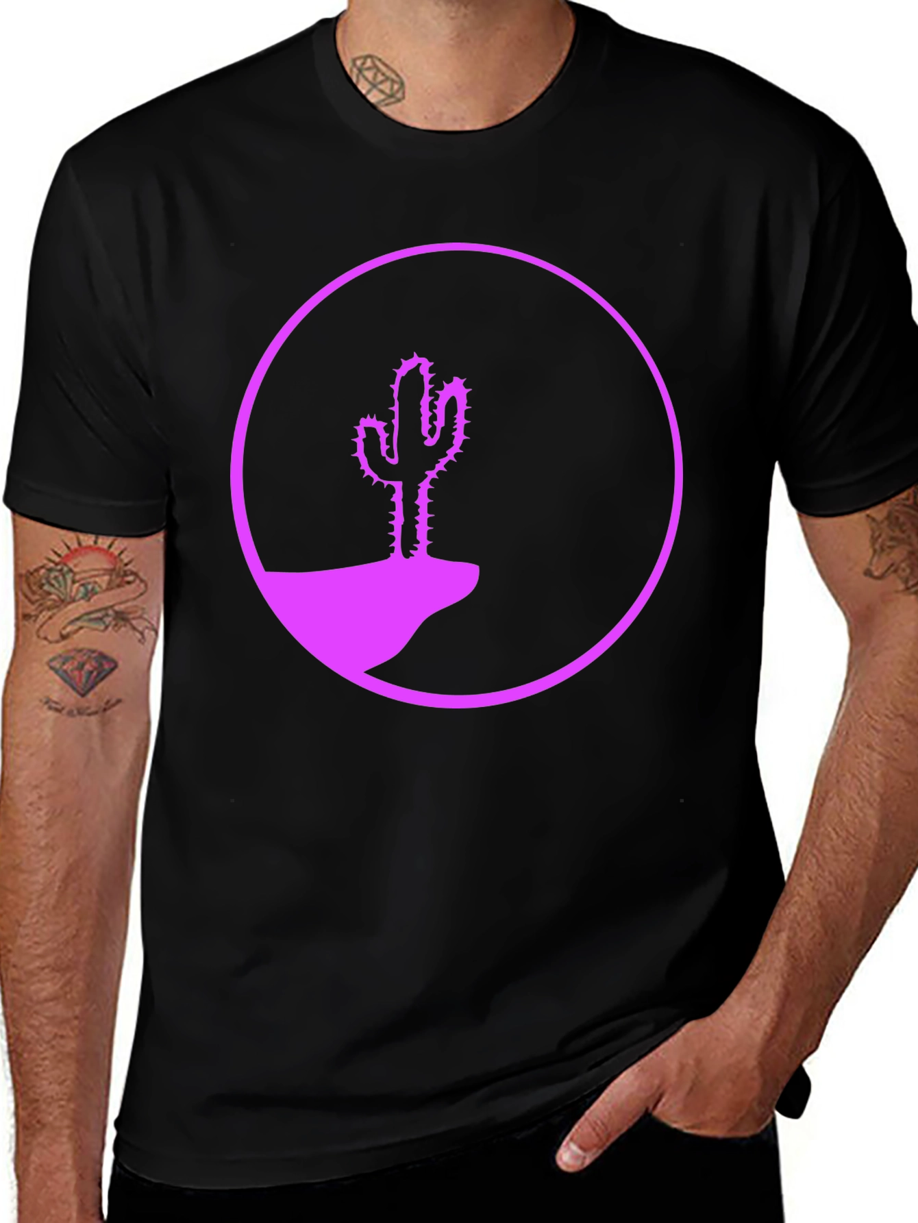 Variant 16 of Cactus Graphic T-Shirt - Desert Vibe