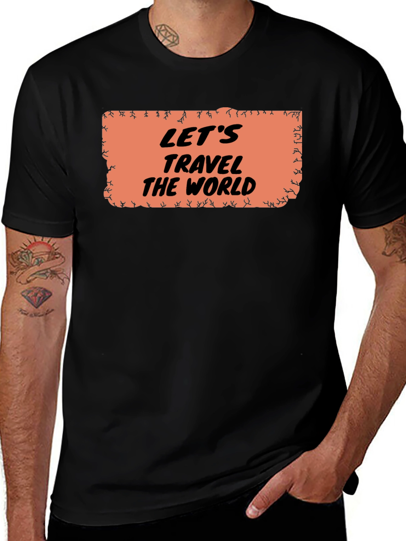 Variant 9 of Let's Travel the World T-Shirt