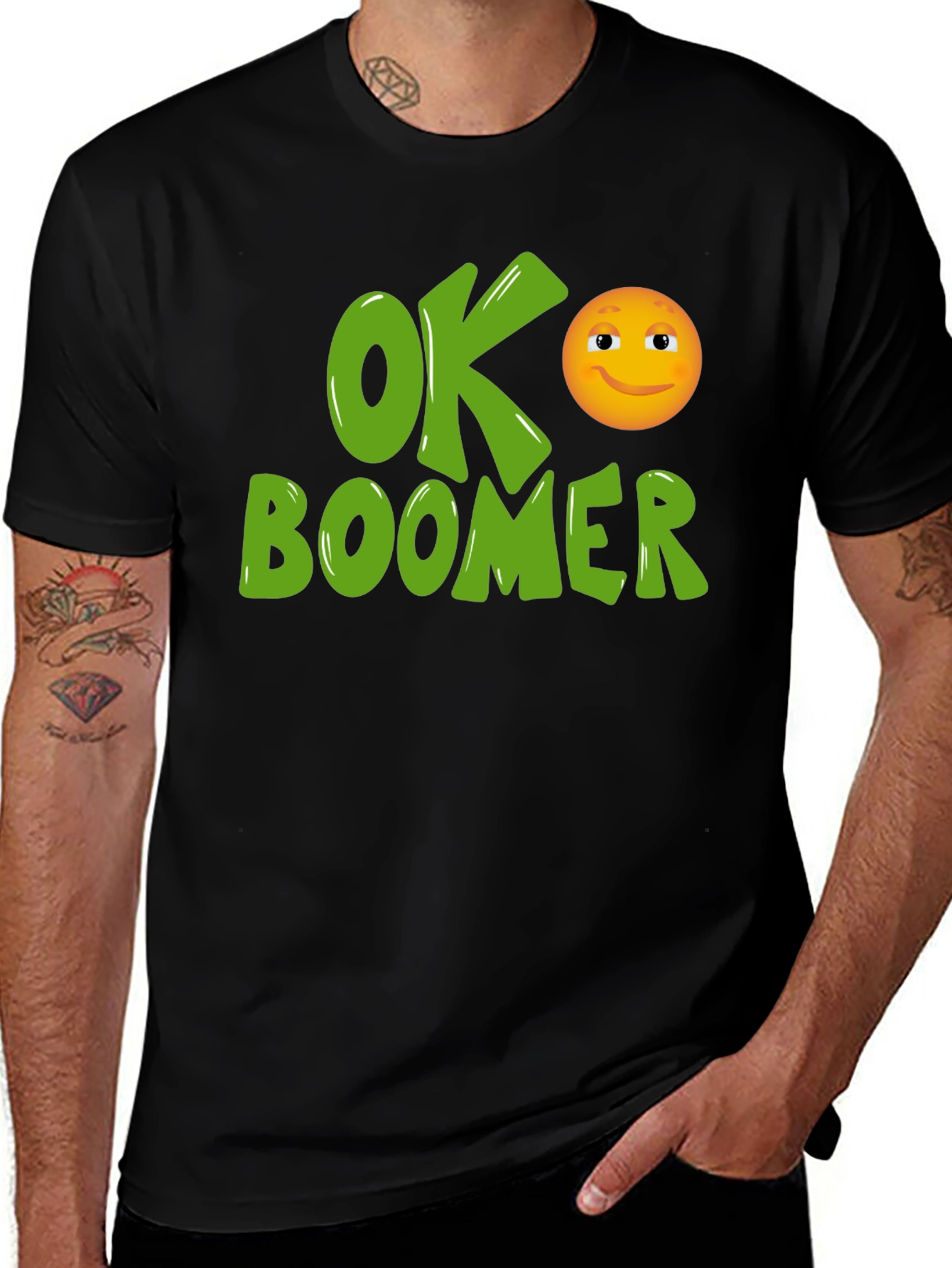 Ok Boomer T-Shirt - Funny Sarcastic Meme Tee