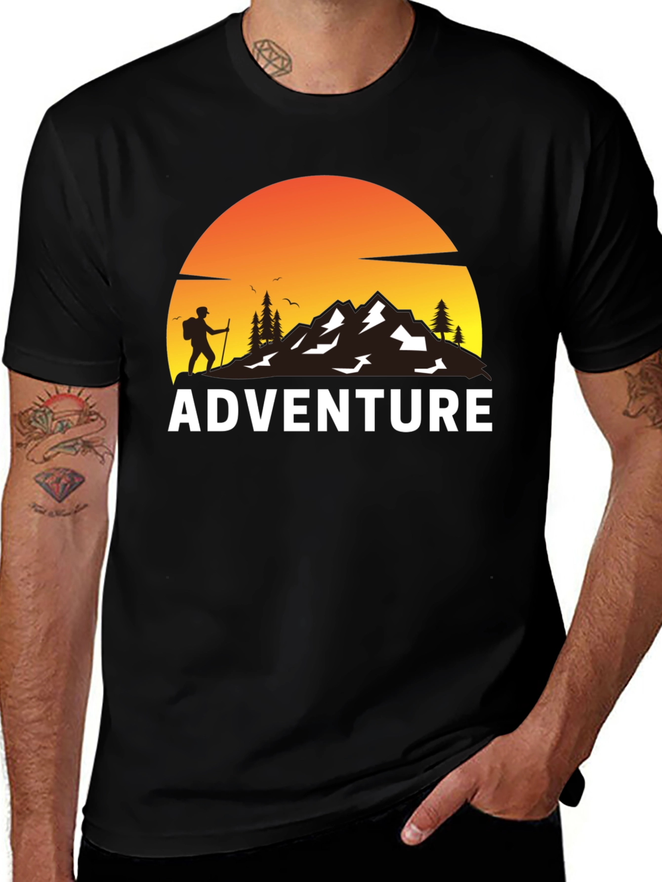 Variant 20 of Adventure Mountain Graphic Tee