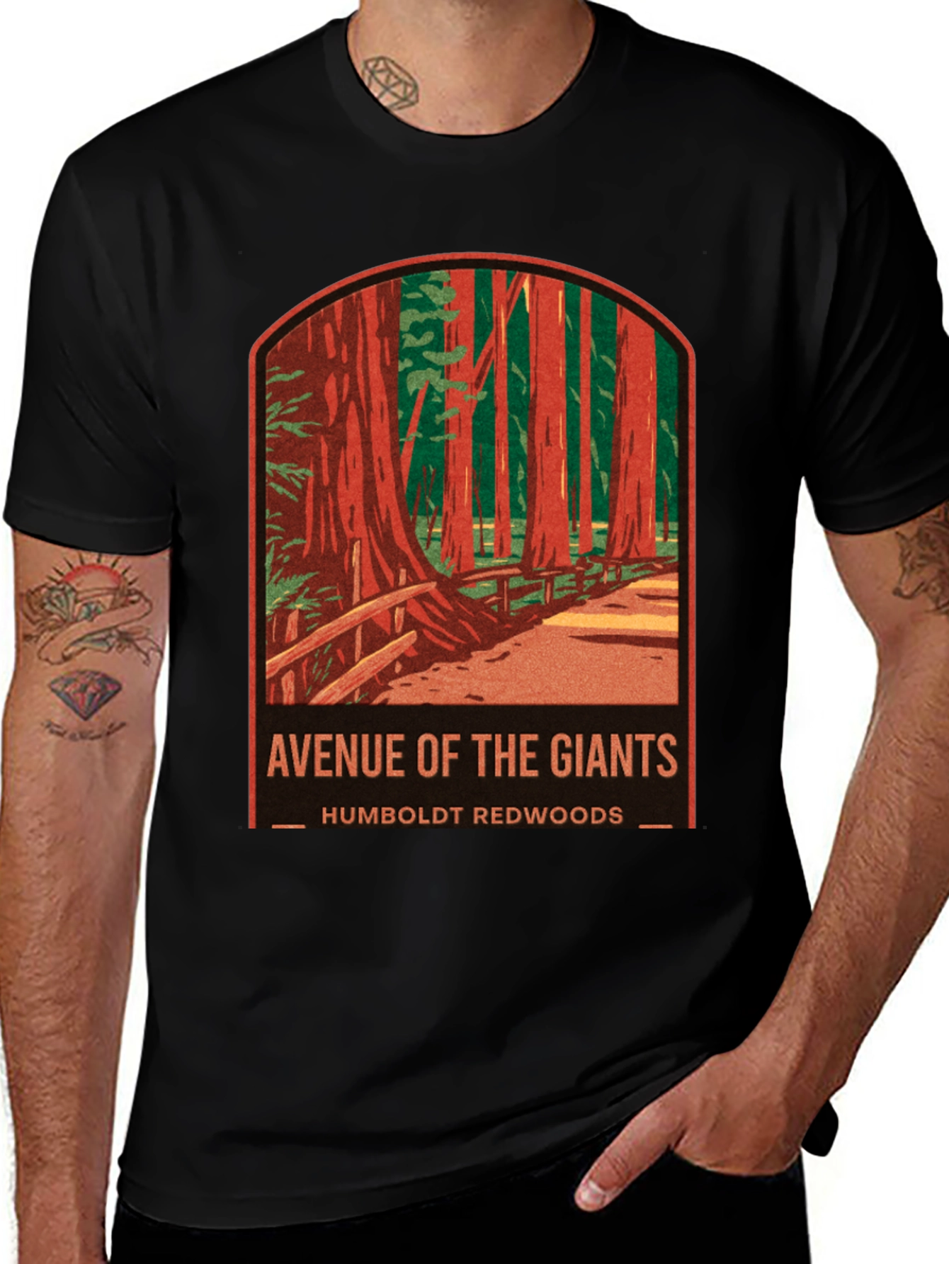Variant 10 of Avenue of the Giants T-Shirt