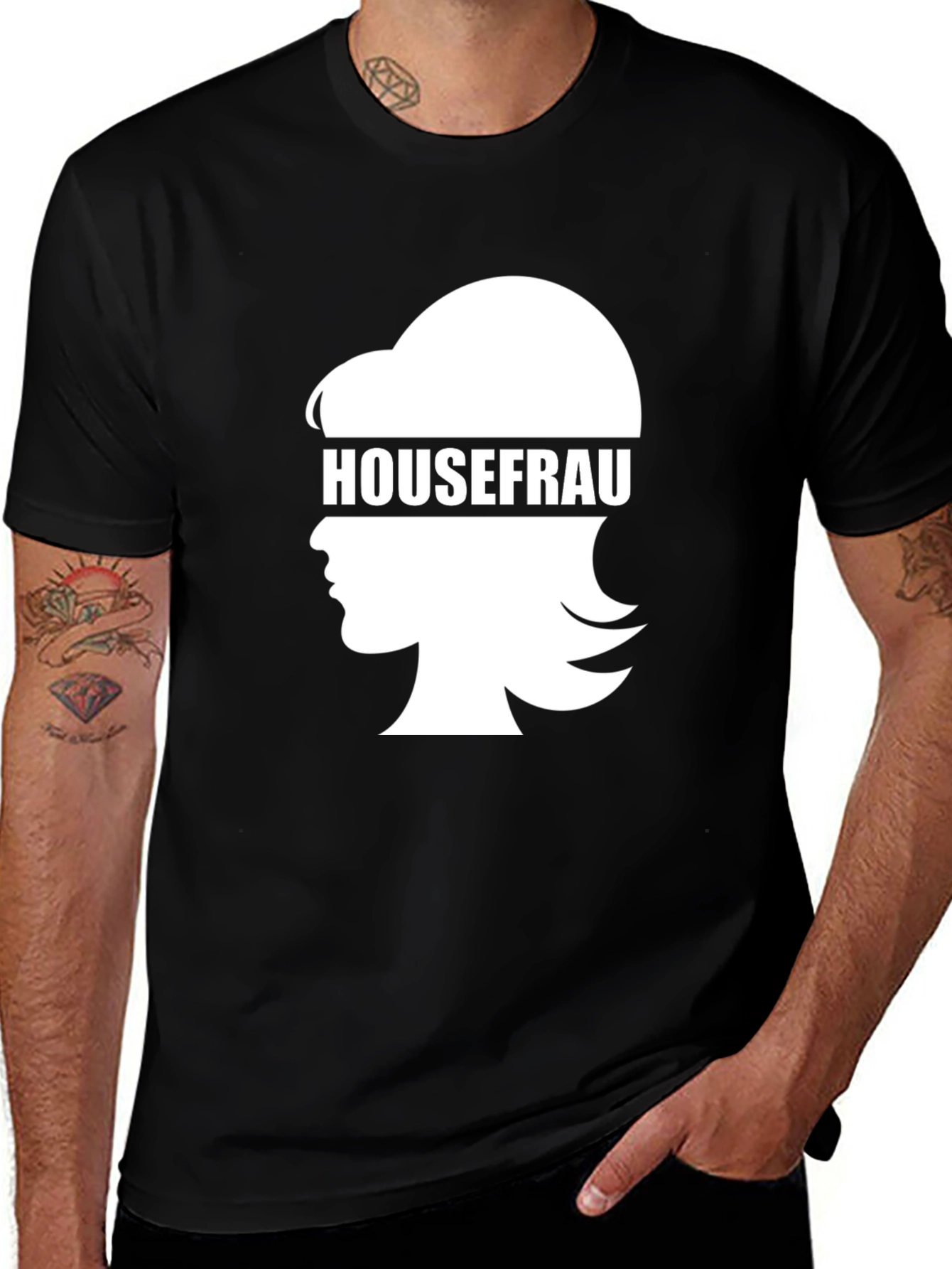 Variant 28 of Housefrau Graphic T-Shirt - Funny Novelty Tee