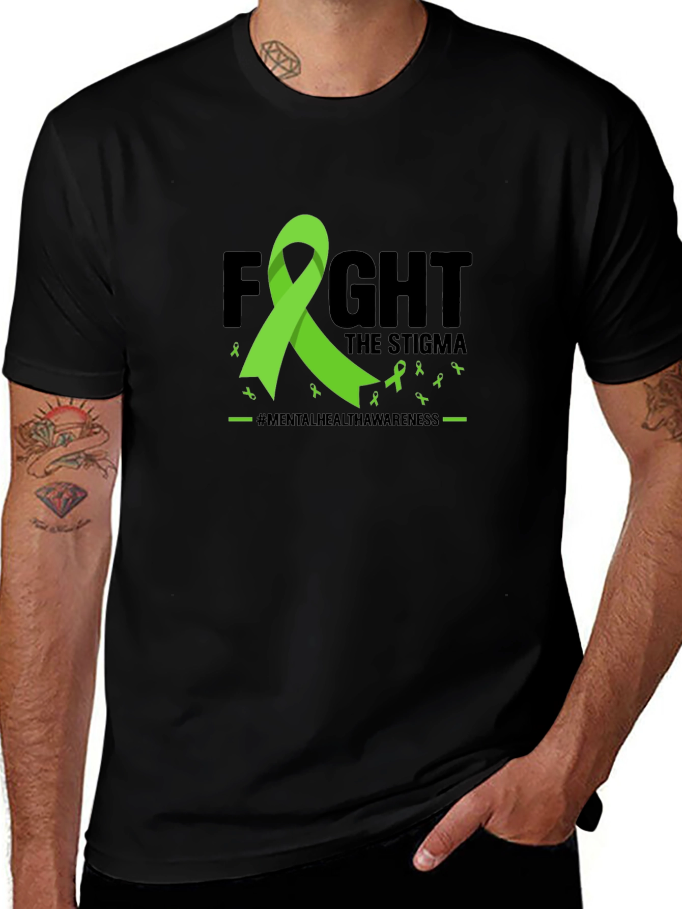 Fight the Stigma Mental Health Awareness T-Shirt