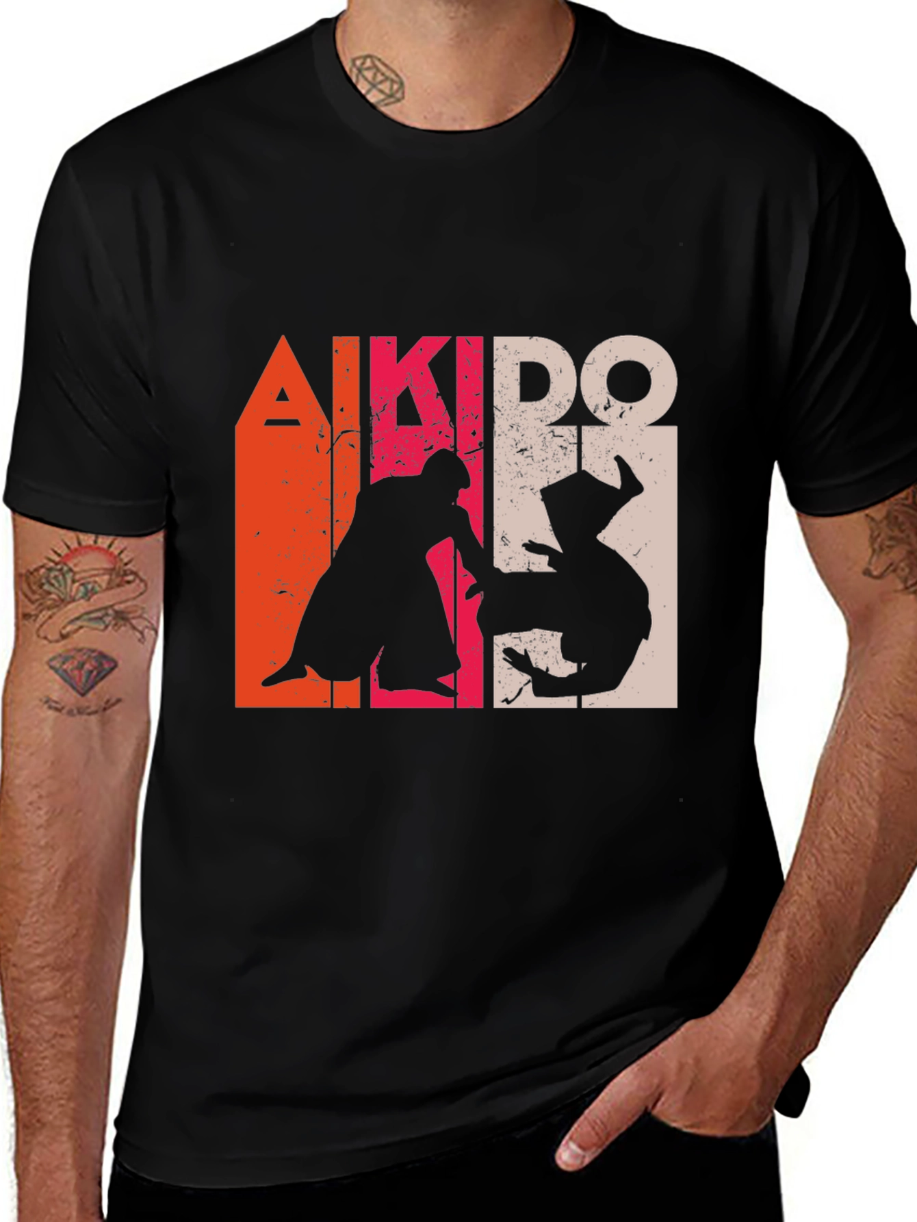 Aikido Silhouette Graphic T-Shirt