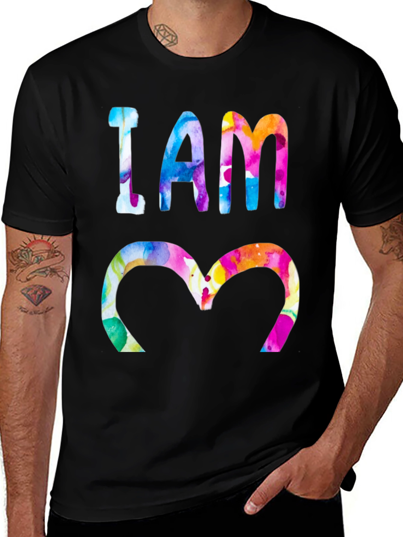 I AM 3 Watercolor T-Shirt