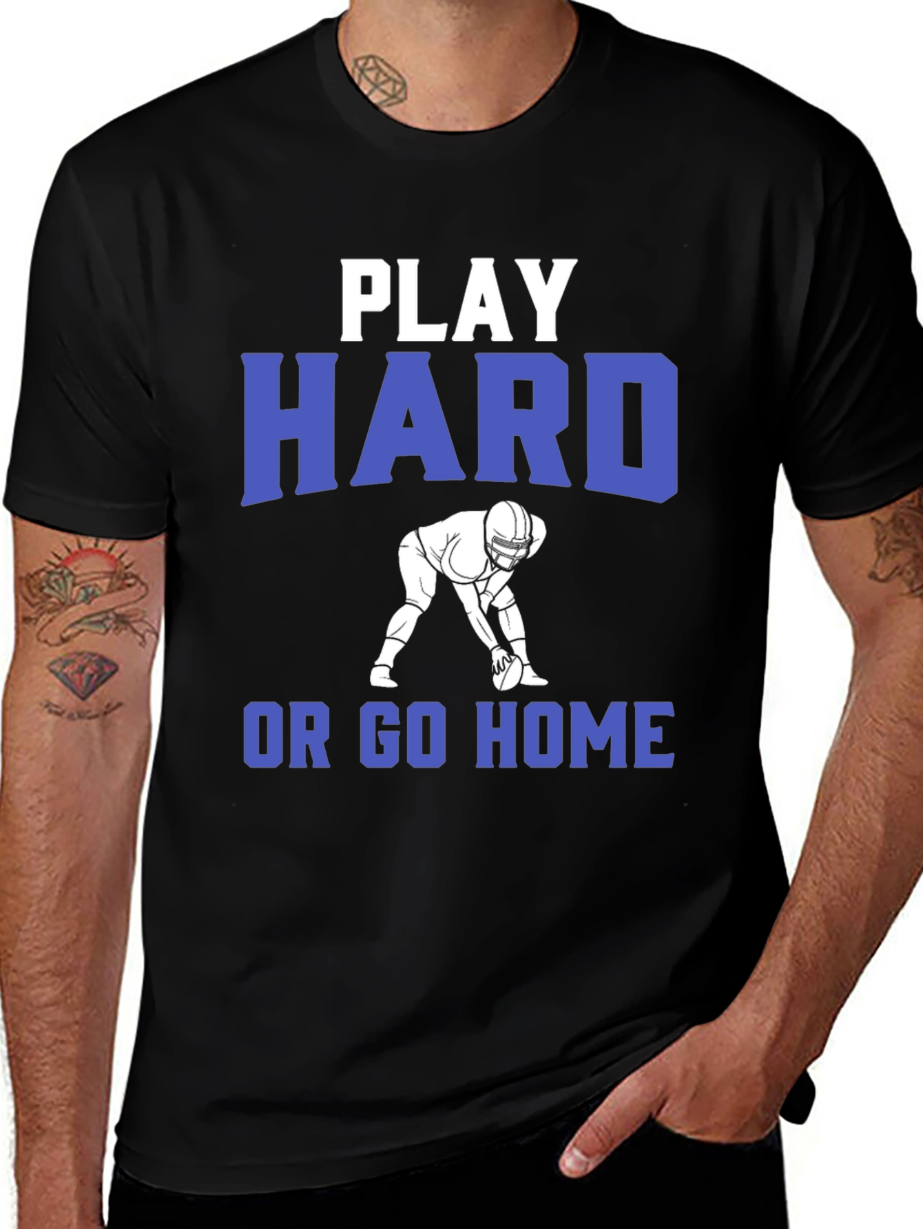 Variant 22 of Play Hard Football T-Shirt