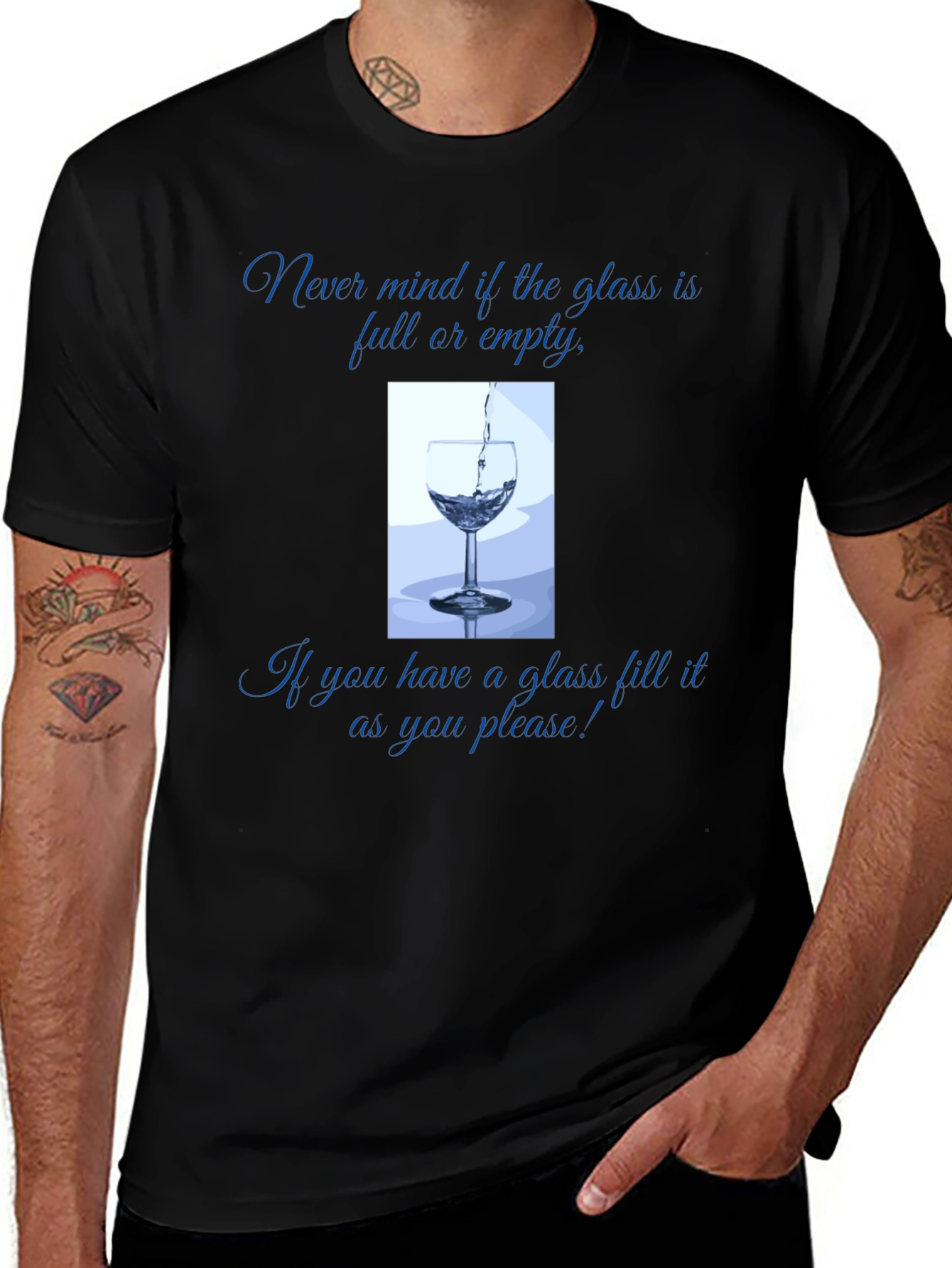 Glass Half Full T-Shirt
