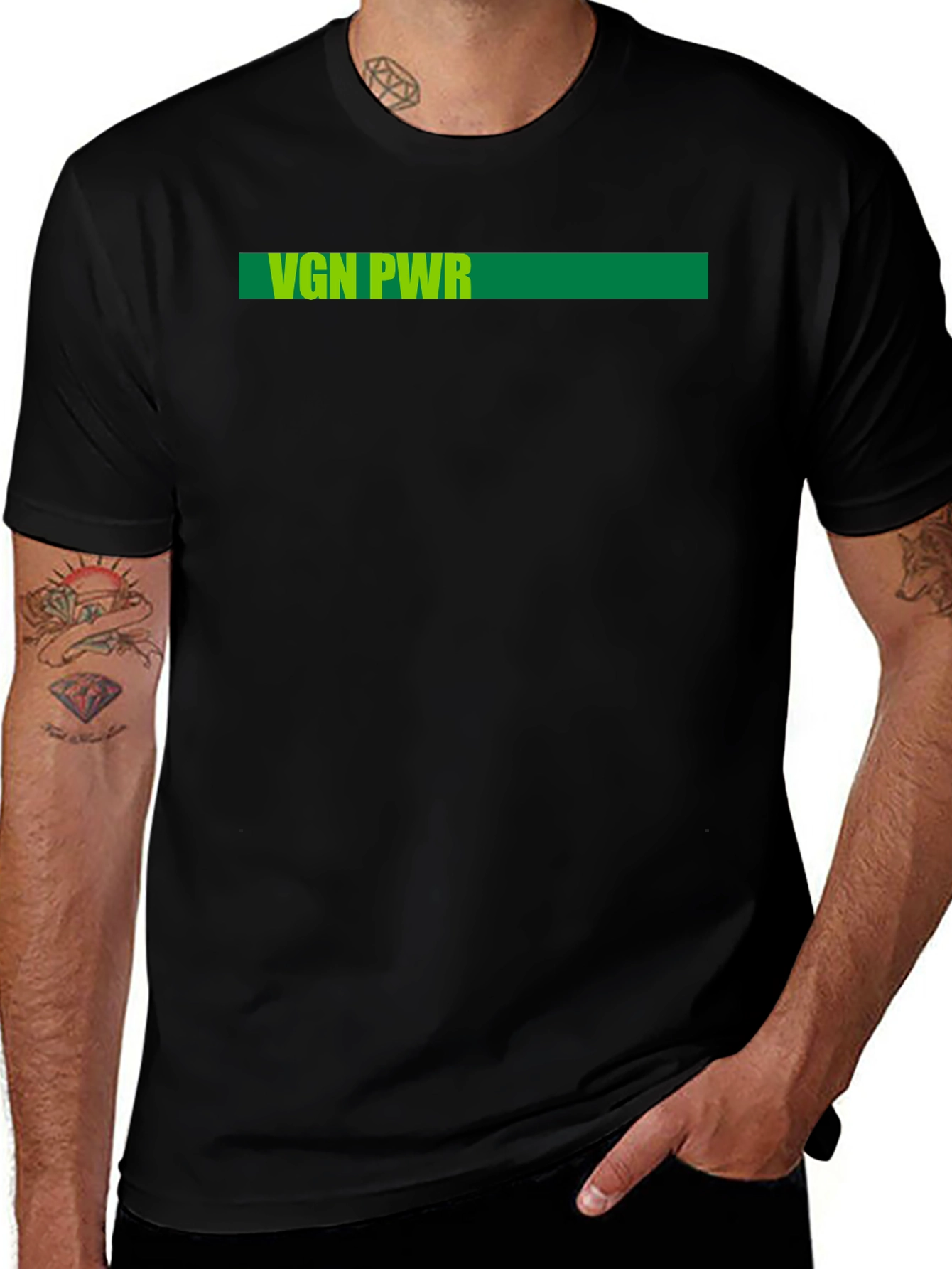 Variant 18 of VGN PWR Graphic T-Shirt - Vegan Power