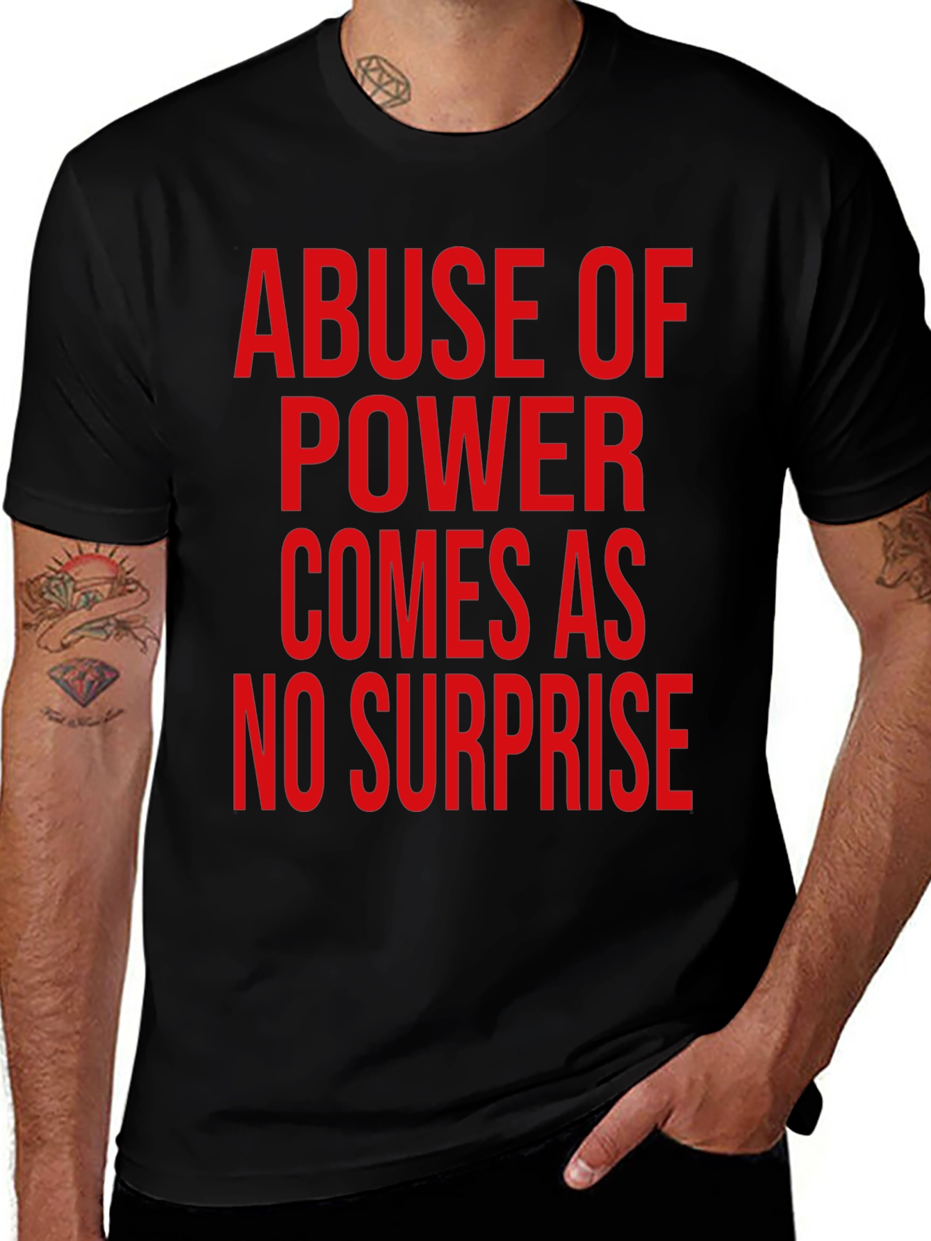 Variant 22 of Abuse of Power T-Shirt - Bold Statement Tee