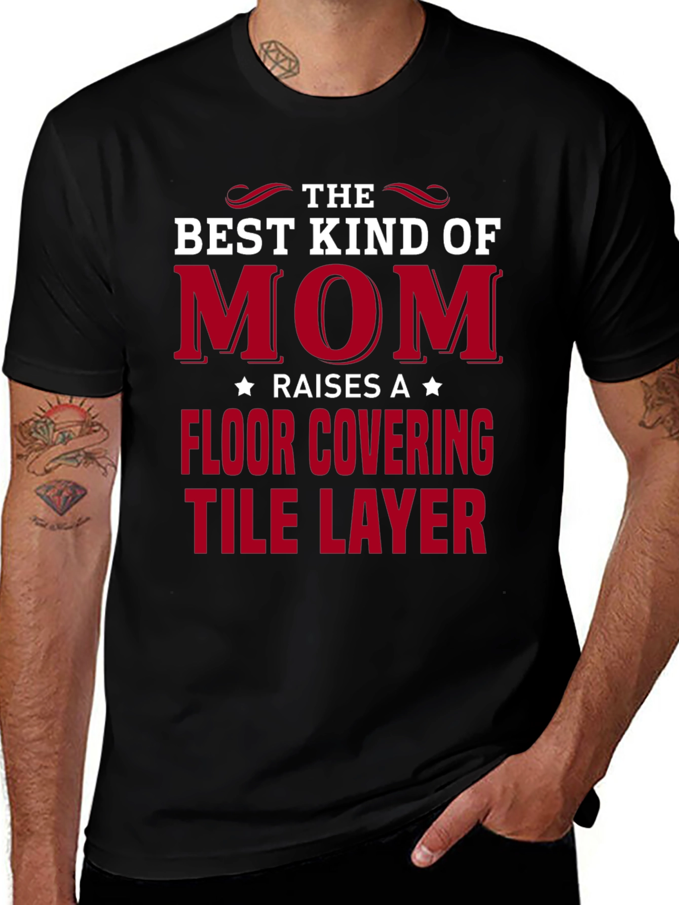Variant 28 of Best Kind of Mom T-Shirt - Tile Layer