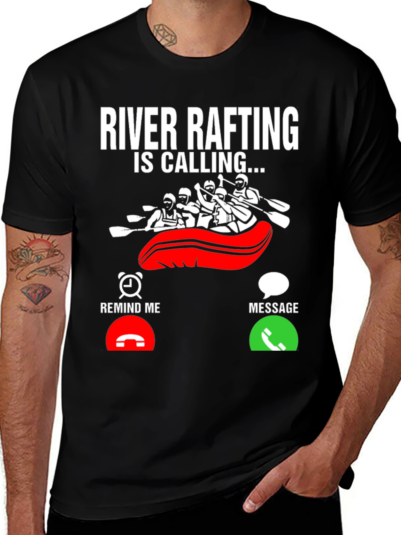 Variant 11 of River Rafting Is Calling T-Shirt