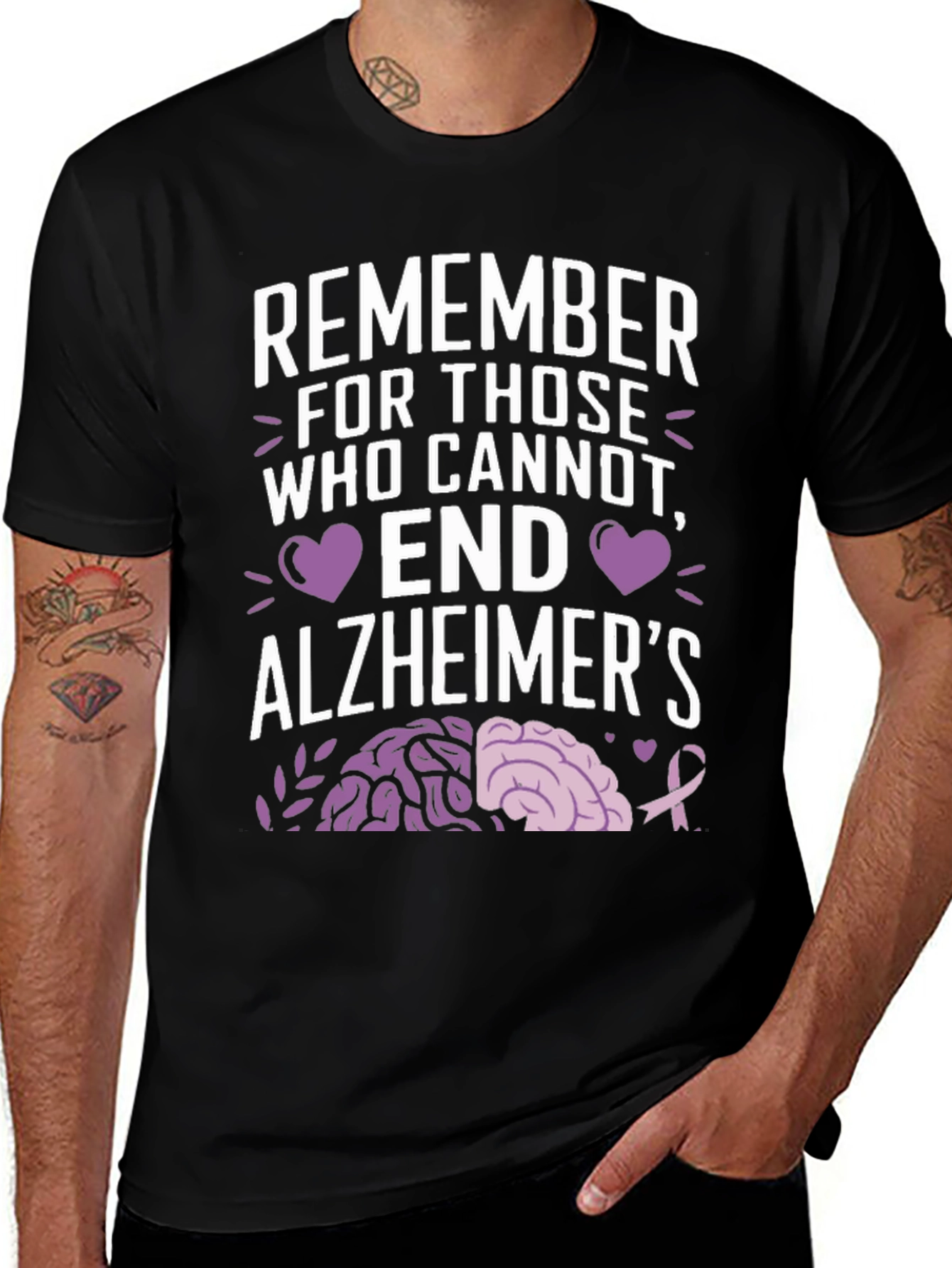Alzheimer's Awareness Graphic T-Shirt