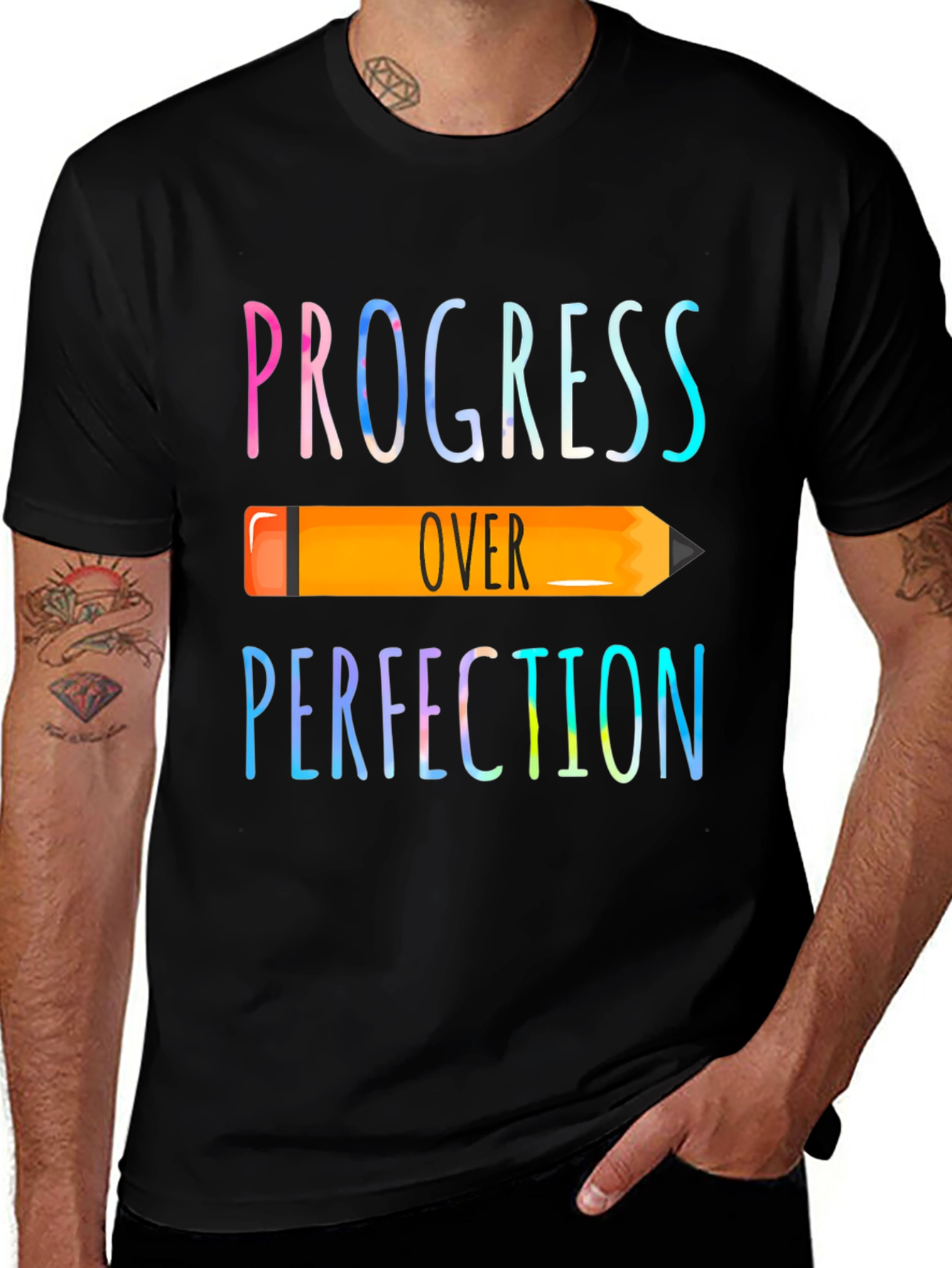 Variant 30 of Progress Over Perfection Graphic Tee