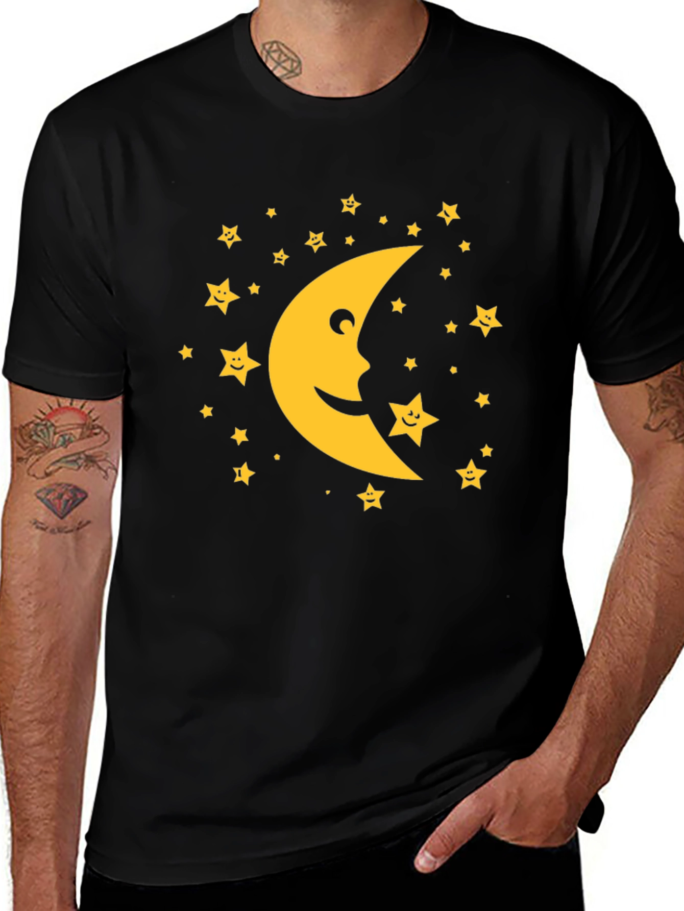 Variant 11 of Smiling Moon Star T-Shirt