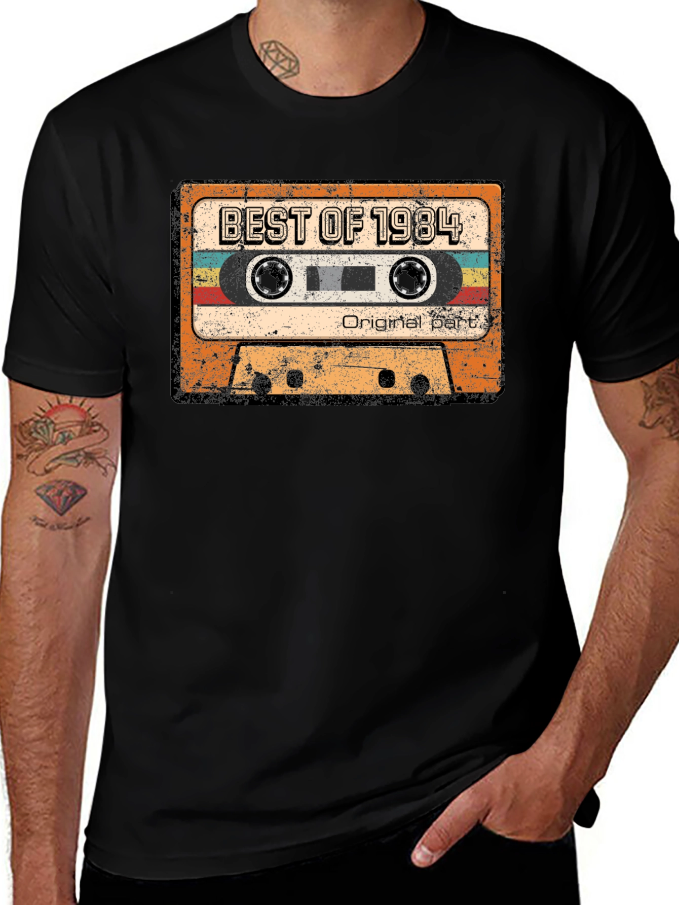 Variant 18 of Best of 1984 Cassette Tape Graphic T-Shirt