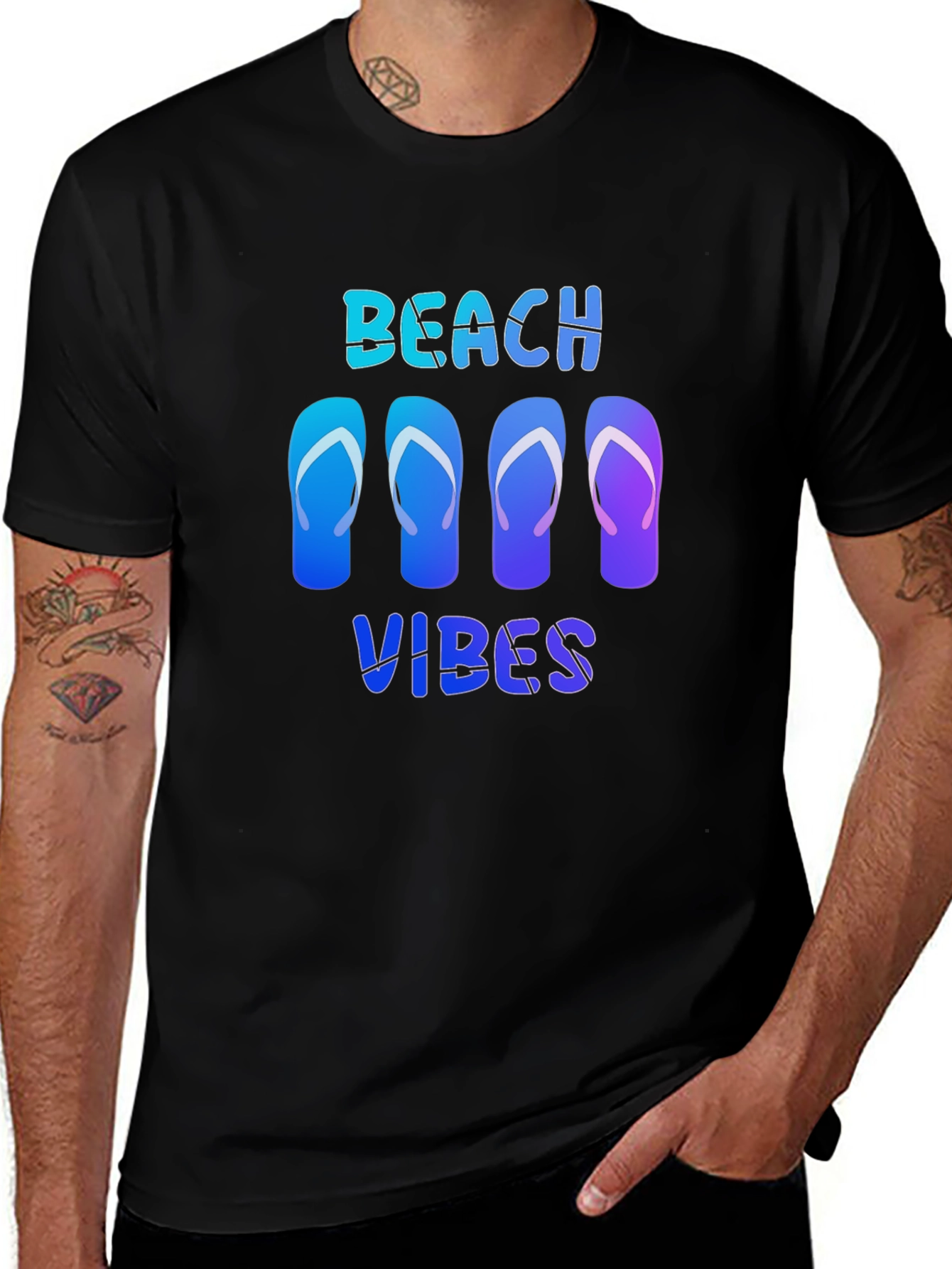 Variant 20 of Beach Vibes T-Shirt, Summer Apparel