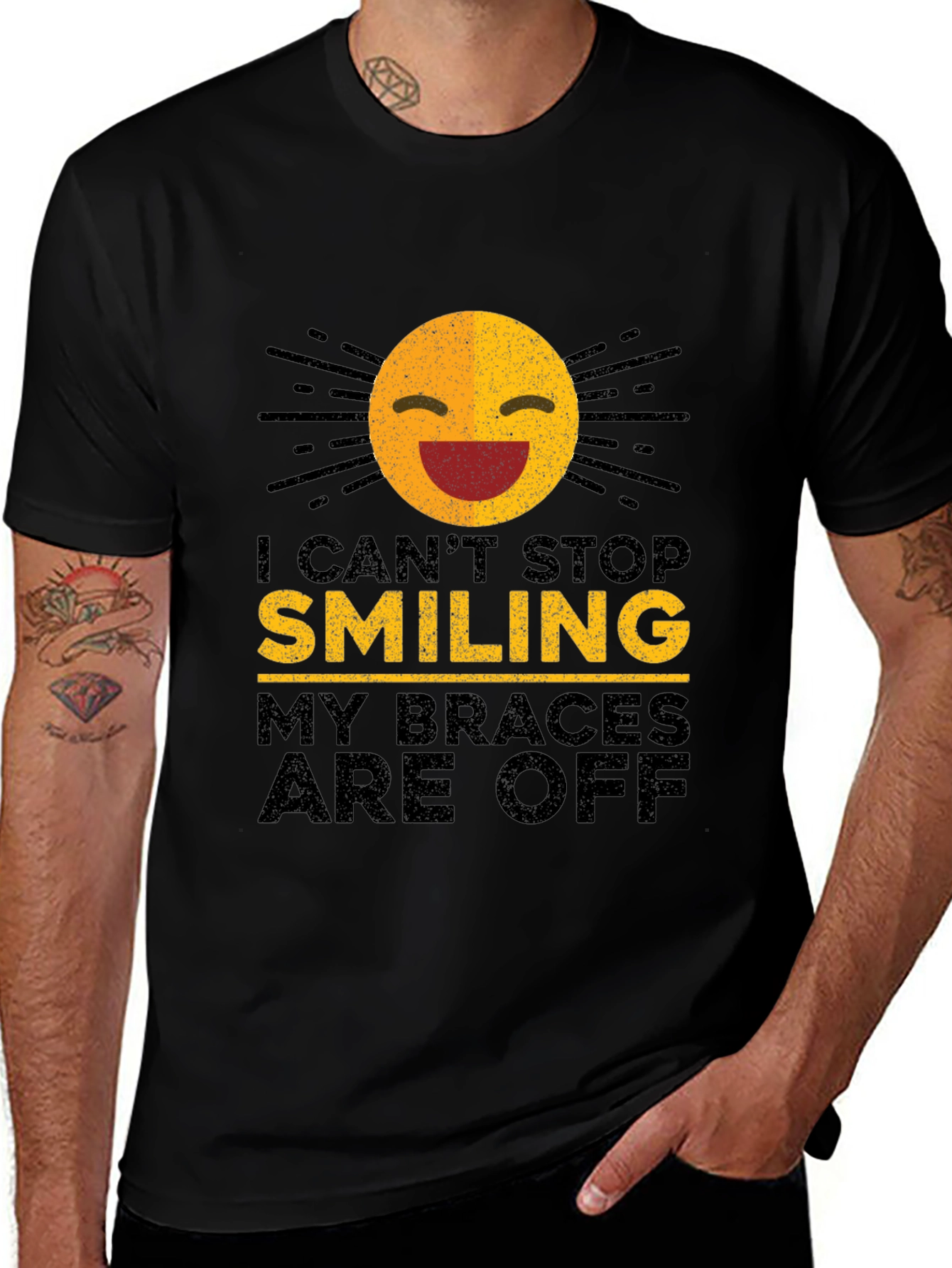 Variant 5 of Smiling Braces Off T-Shirt