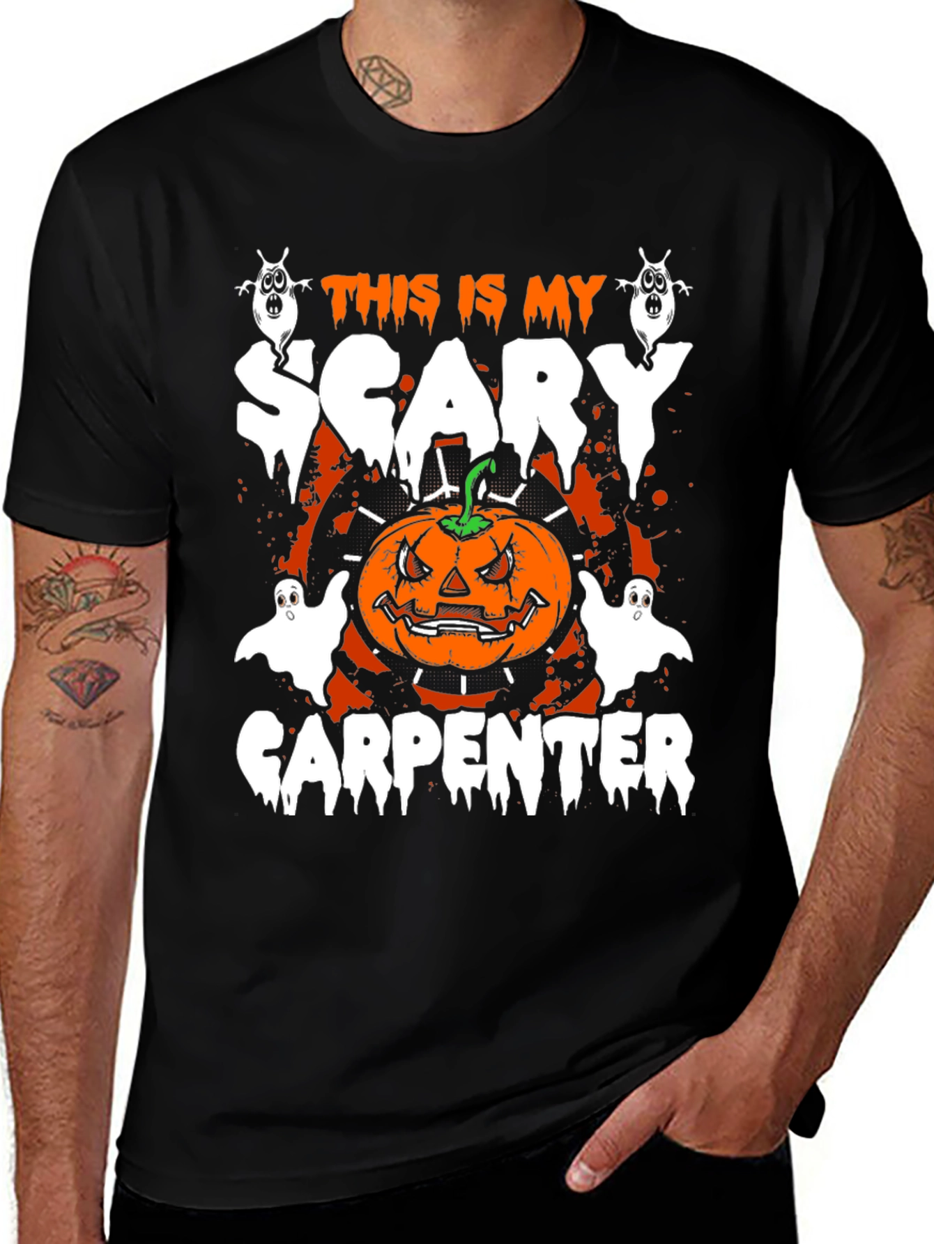 Scary Carpenter Halloween T-Shirt