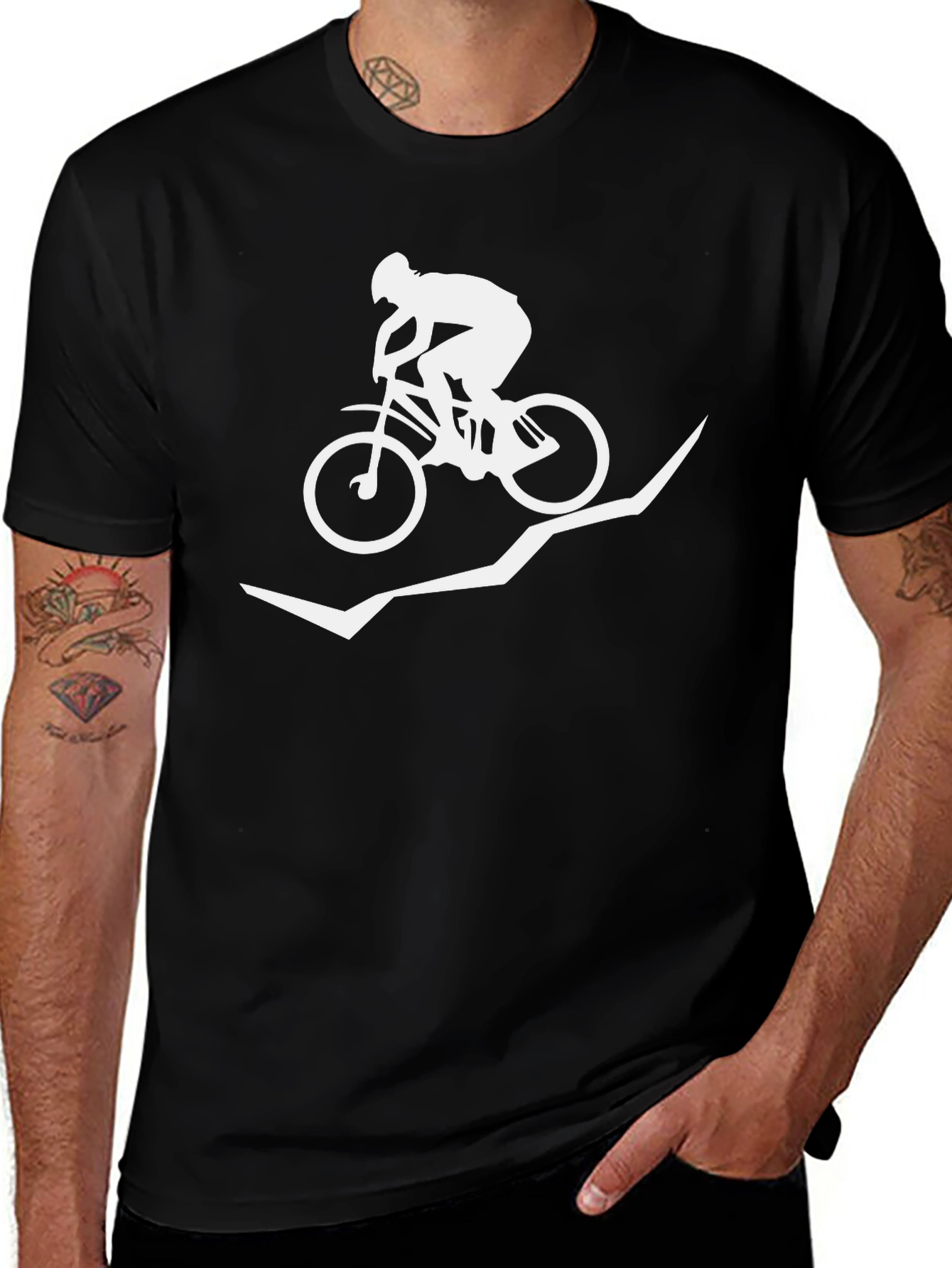 Variant 25 of Mountain Biker Graphic T-Shirt - Adventure Ready