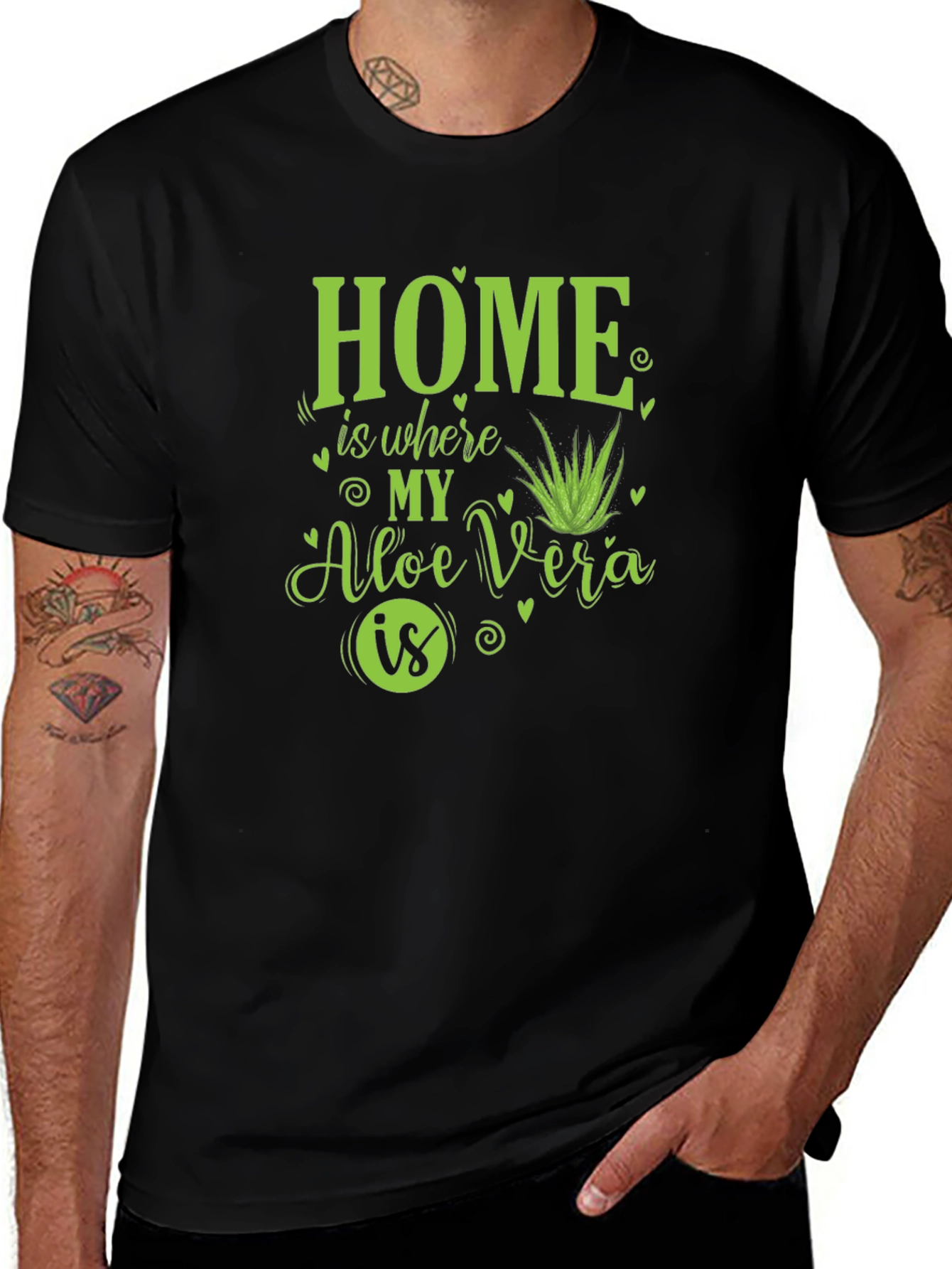 Variant 26 of Home Is Where My Aloe Vera Is T-Shirt