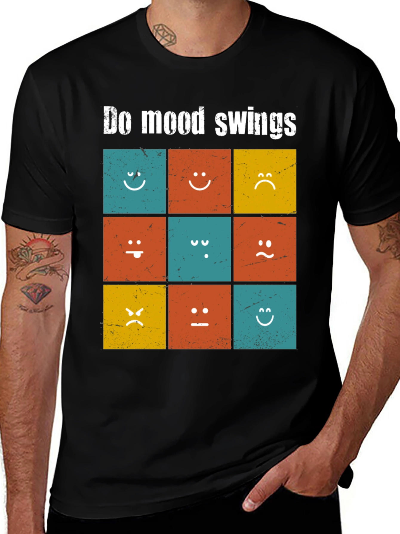 Variant 9 of Mood Swings Graphic T-Shirt - Express Yourself!