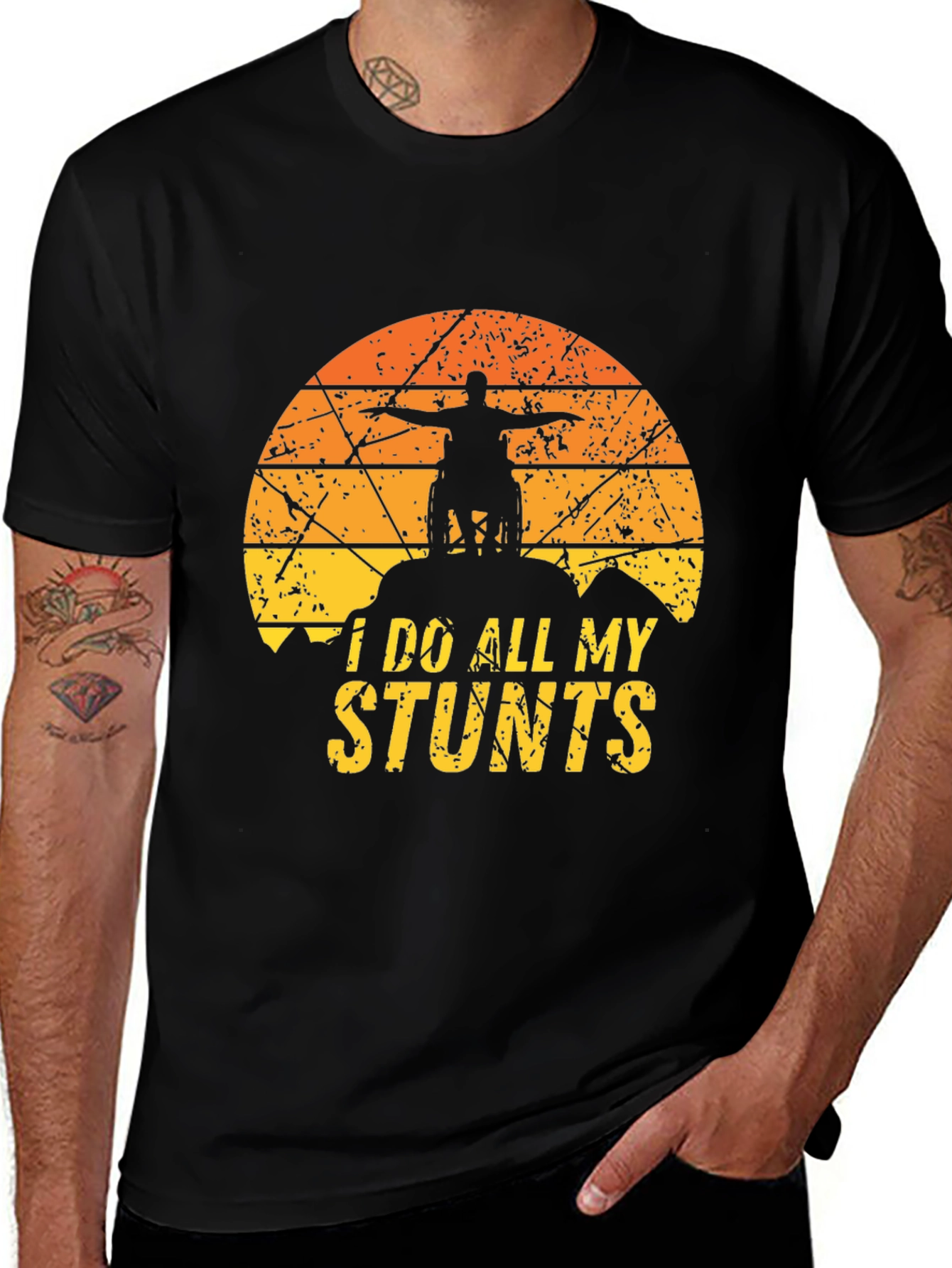 Variant 8 of I Do All My Stunts T-Shirt