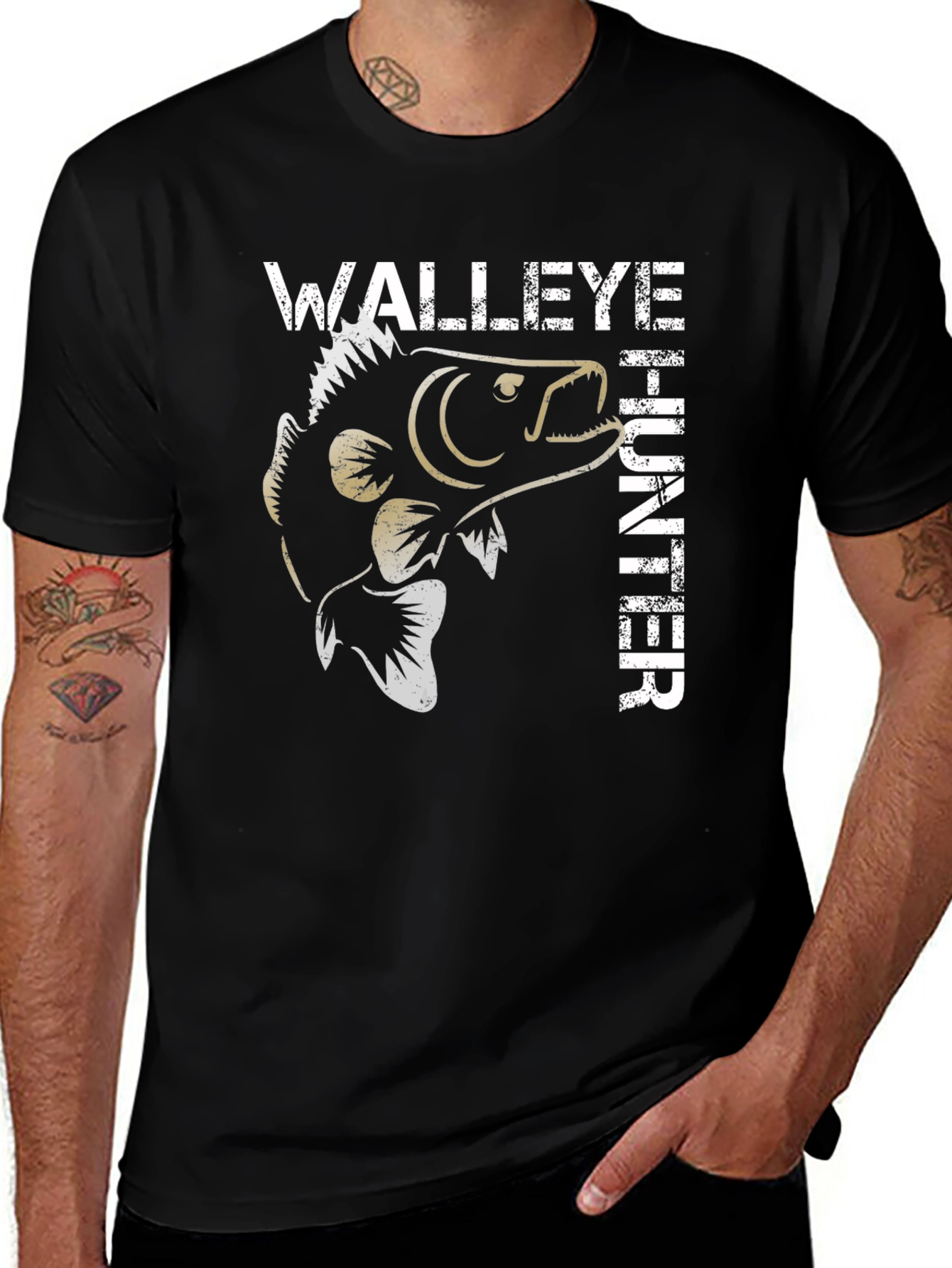 Variant 20 of Walleye Hunter Graphic T-Shirt