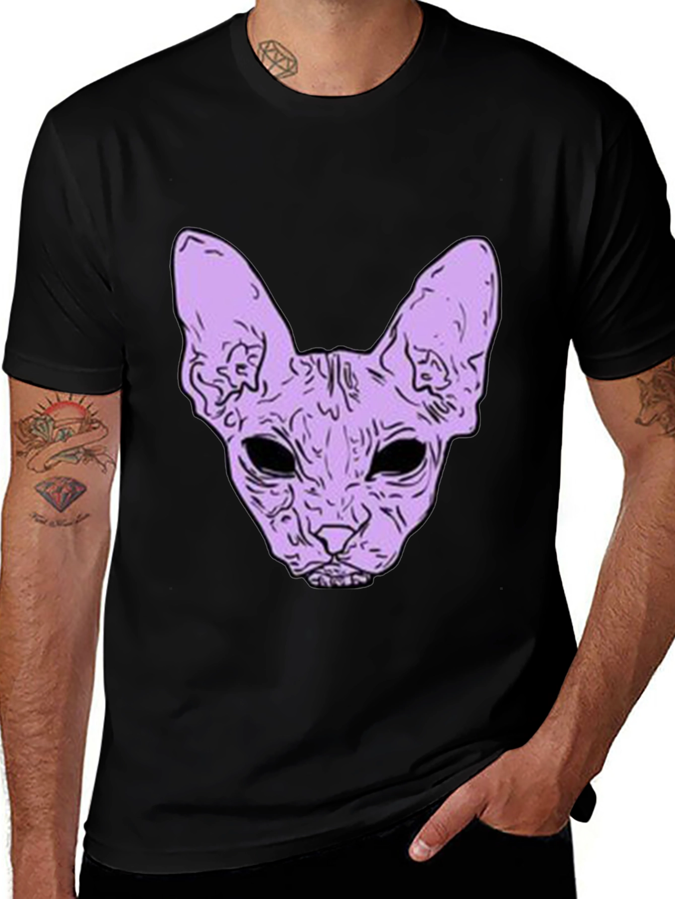 Sphynx Cat Graphic T-Shirt - Unique Design