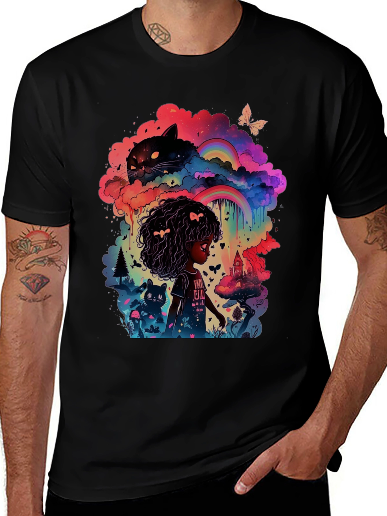 Variant 22 of Whimsical Dreamscape Graphic Tee