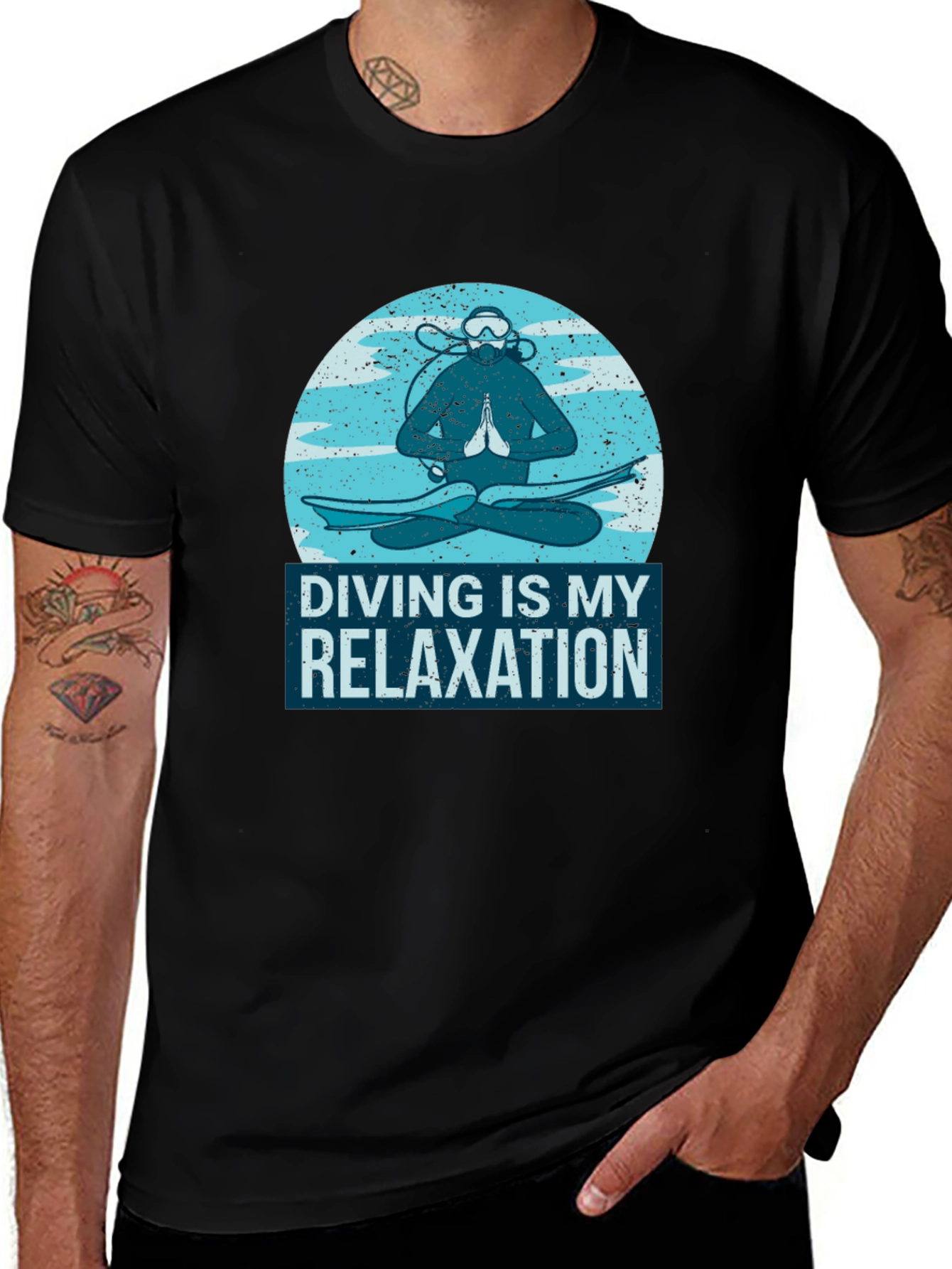Diving is My Relaxation T-Shirt - Scuba Diver Tee