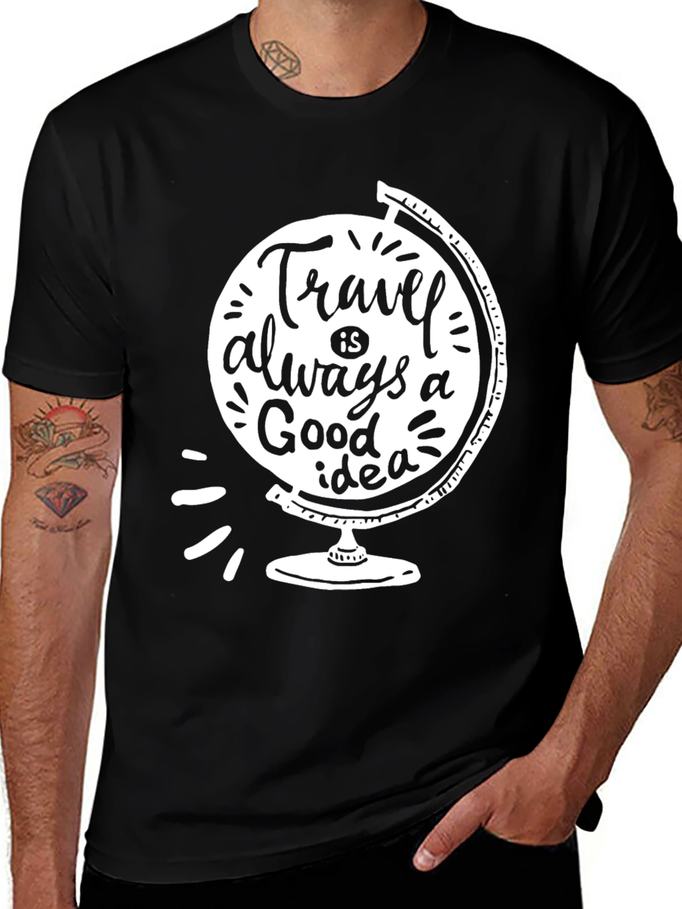 Variant 7 of Travel is Always a Good Idea Graphic T-Shirt
