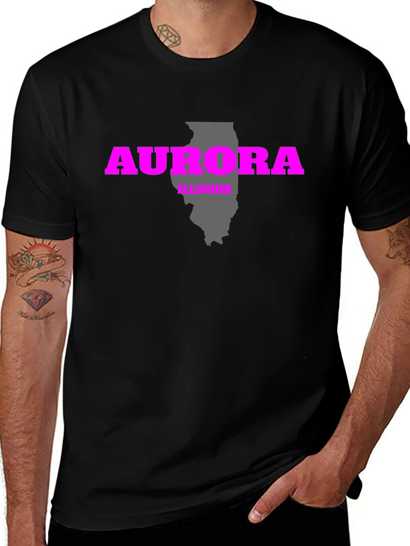 Aurora Illinois T-Shirt - City Pride Tee